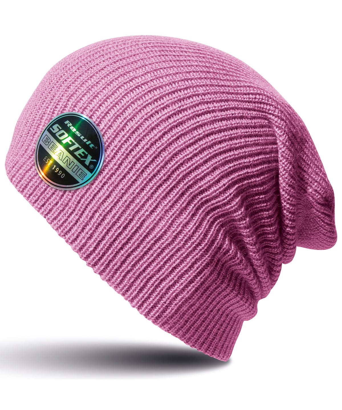Result Winter Essentials Core Softex beanie RC31X - Ribbon Pink One size - Customisable Beanies