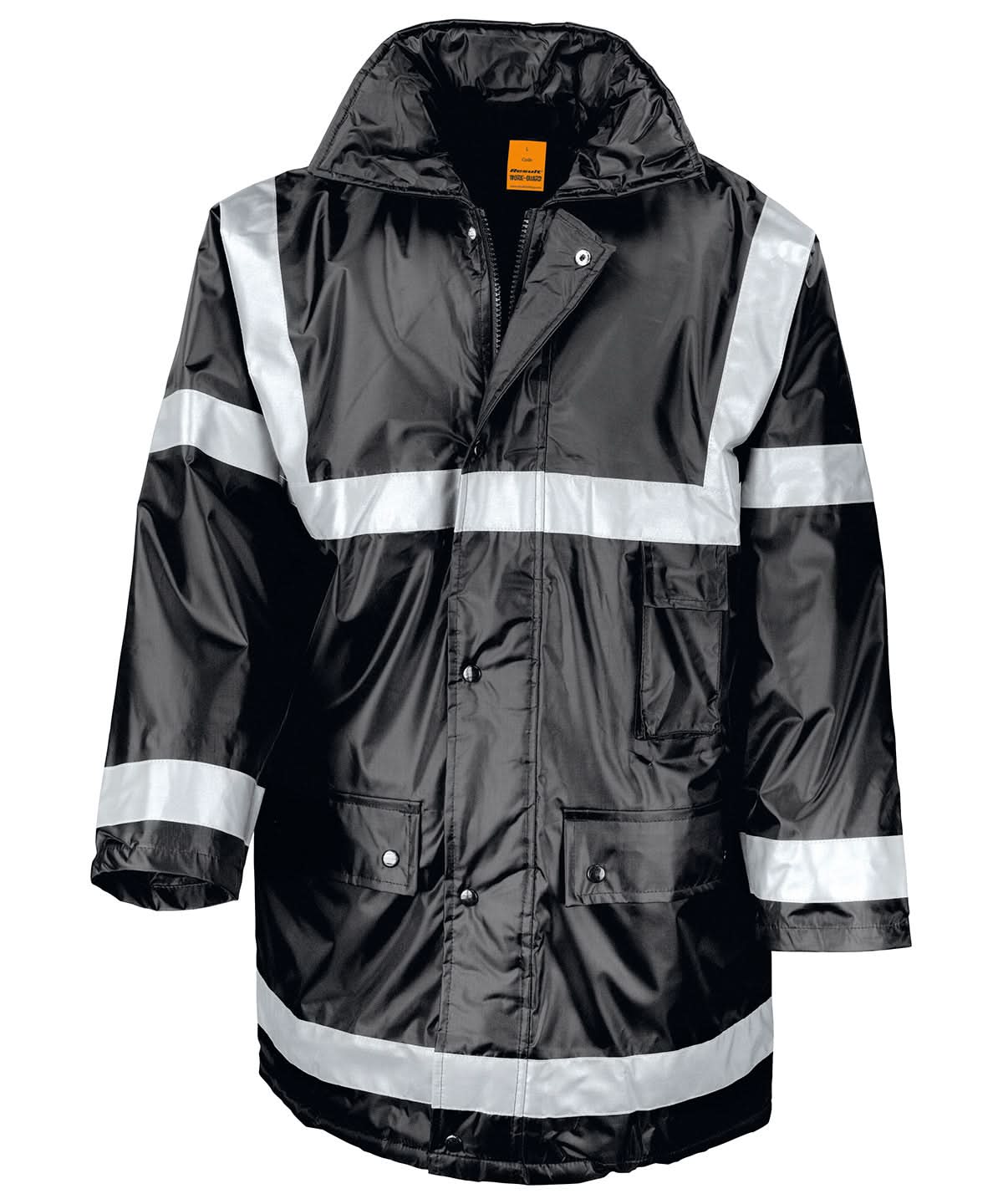 Result Workguard Work Guard management coat RE23A - Black - Customisable Jackets