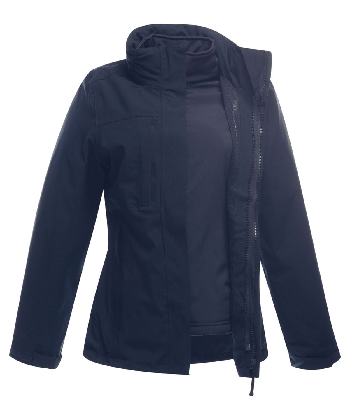 Regatta Professional Womens Kingsley 3 in 1 jacket RG192 - Navy Navy - Customisable Softshell Jacket