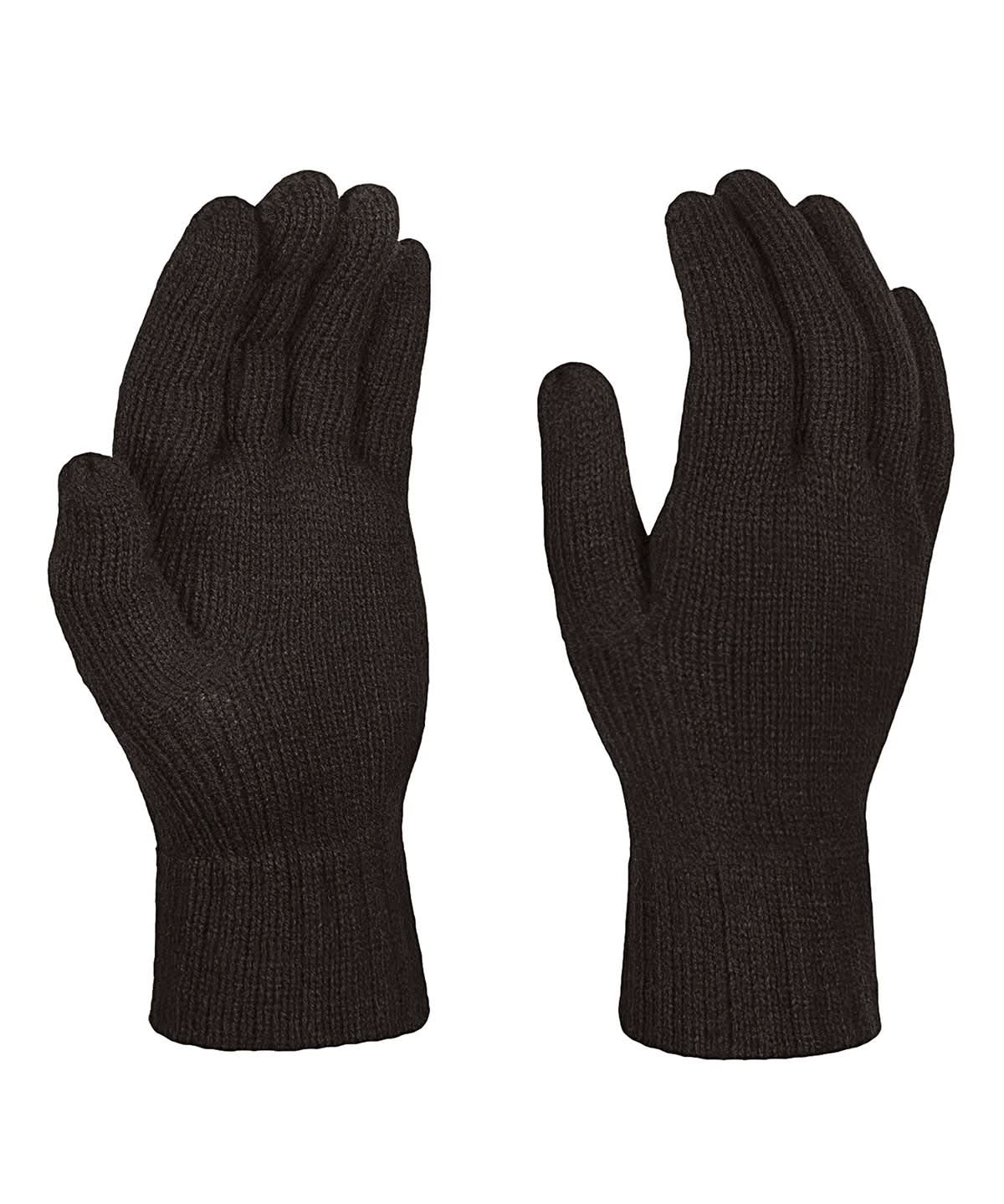 Regatta Professional Knitted gloves RG277 - Black One size - Customisable Gloves