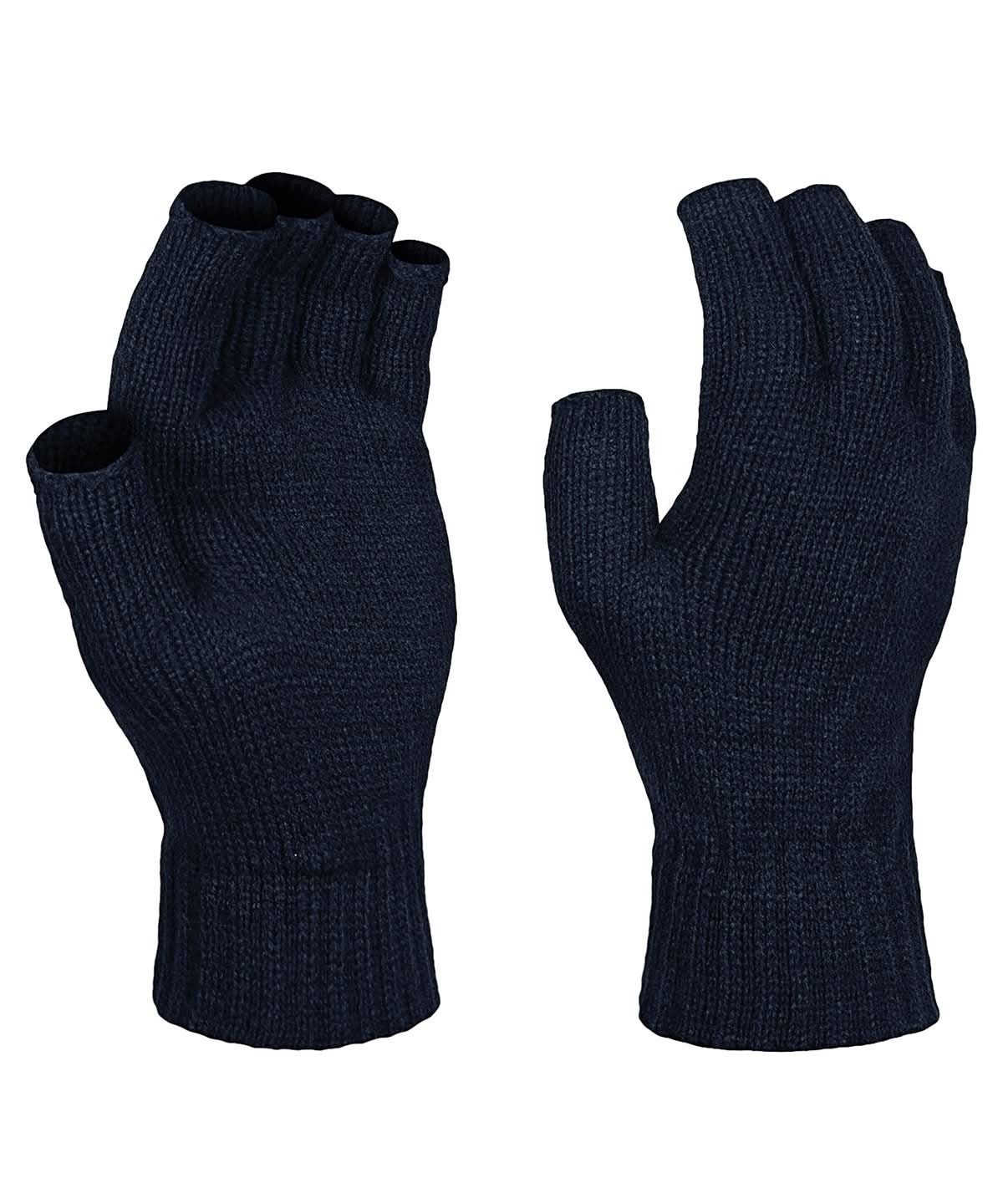 Regatta Professional Fingerless mitts RG278 - Navy One size - Customisable Gloves