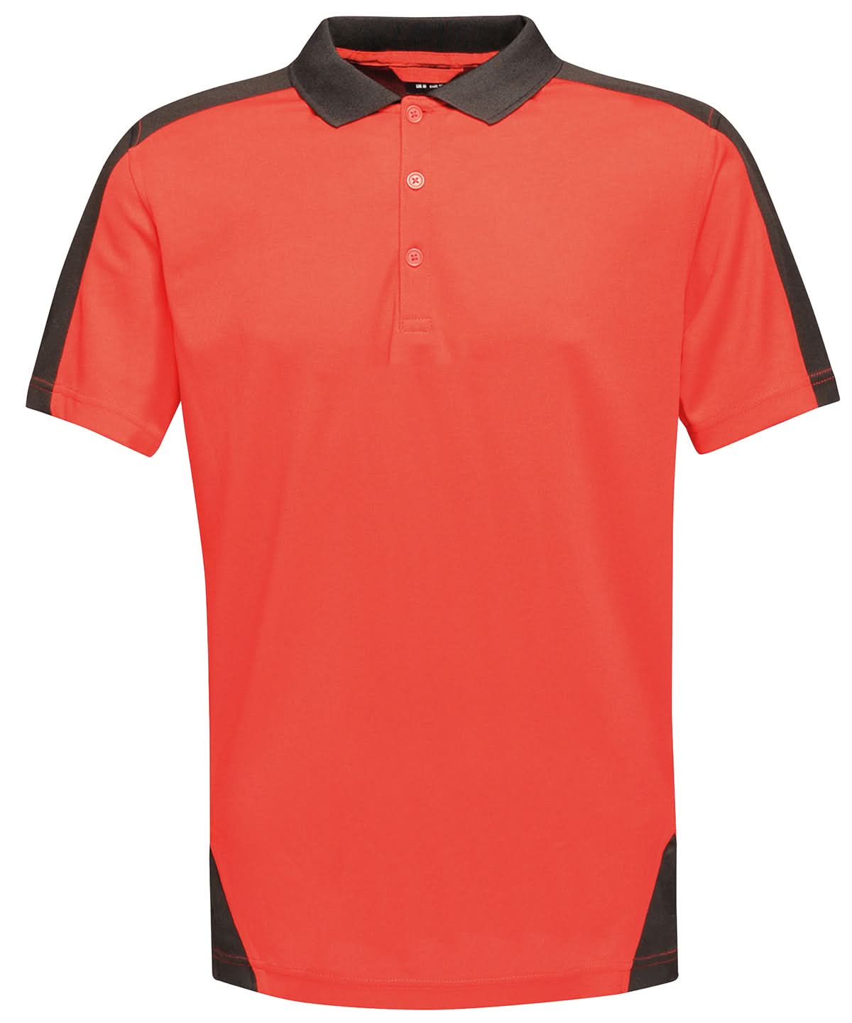 Regatta Professional Contrast wicking polo RG663 - Classic Red Black - Customisable Polos