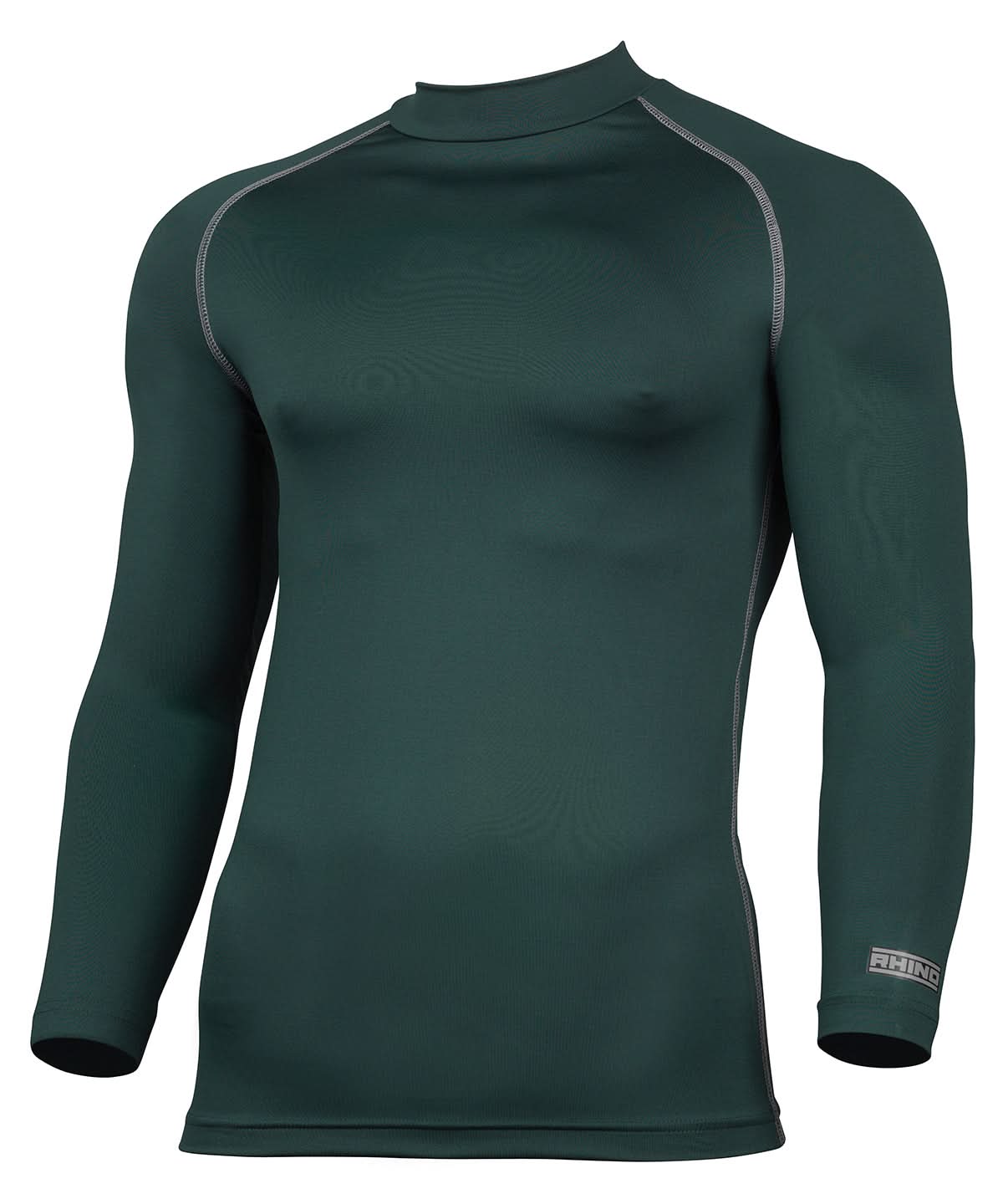 Rhino baselayer long sleeve RH001 - Bottle Green - Customisable Baselayers