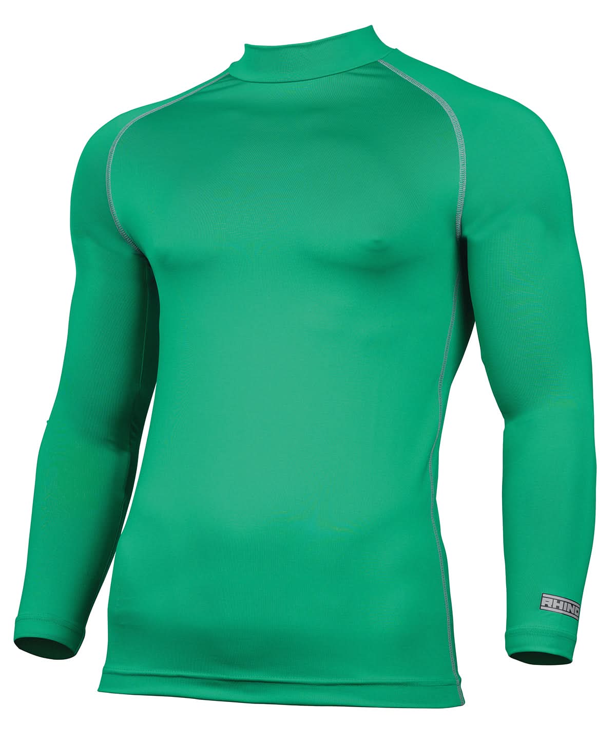 Rhino baselayer long sleeve RH001 - Green - Customisable Baselayers