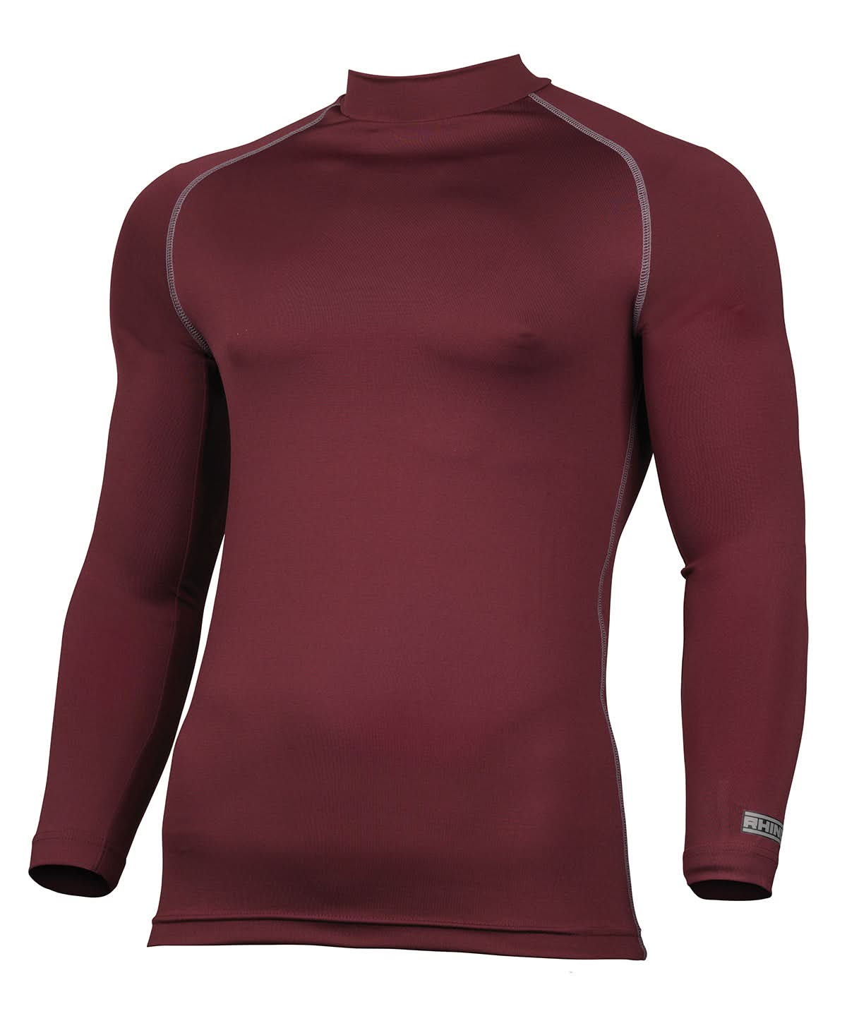 Rhino baselayer long sleeve RH001 - Maroon - Customisable Baselayers