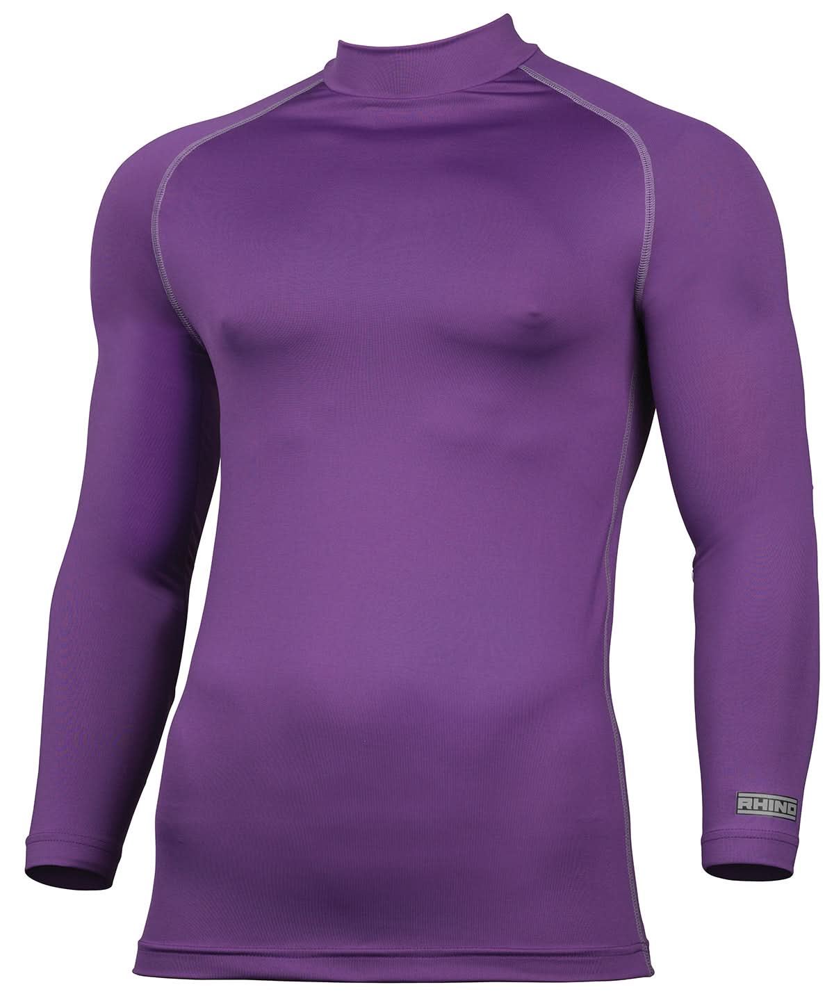 Rhino baselayer long sleeve RH001 - Purple - Customisable Baselayers