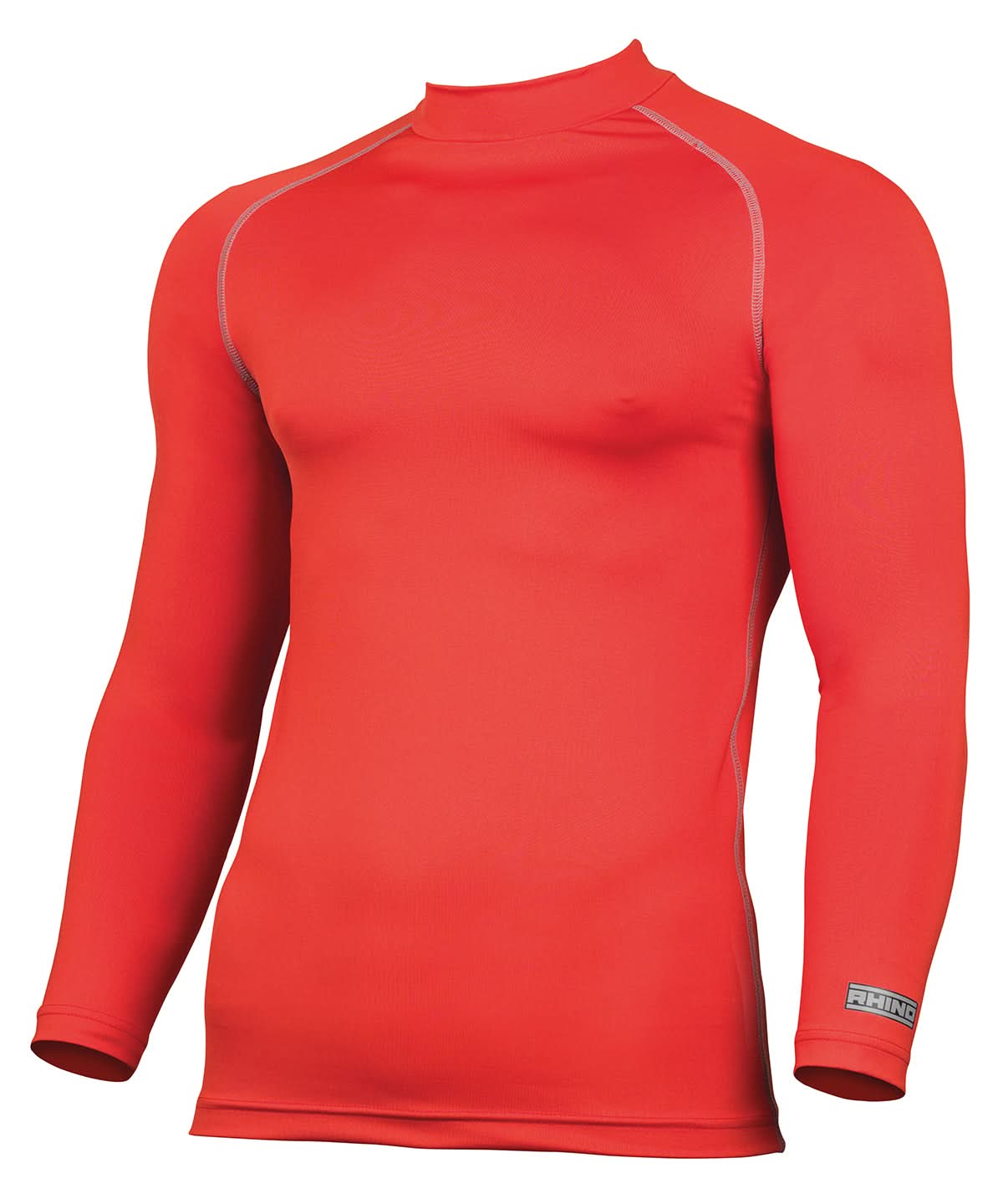 Rhino baselayer long sleeve RH001 - Red - Customisable Baselayers