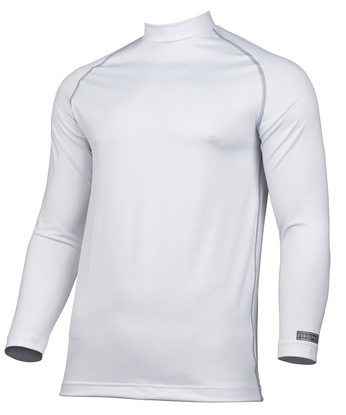 Rhino baselayer long sleeve RH001 - White - Customisable Baselayers