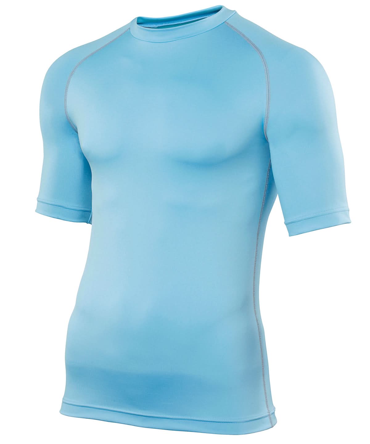 Rhino baselayer short sleeve RH002 - Light Blue - Customisable Baselayers