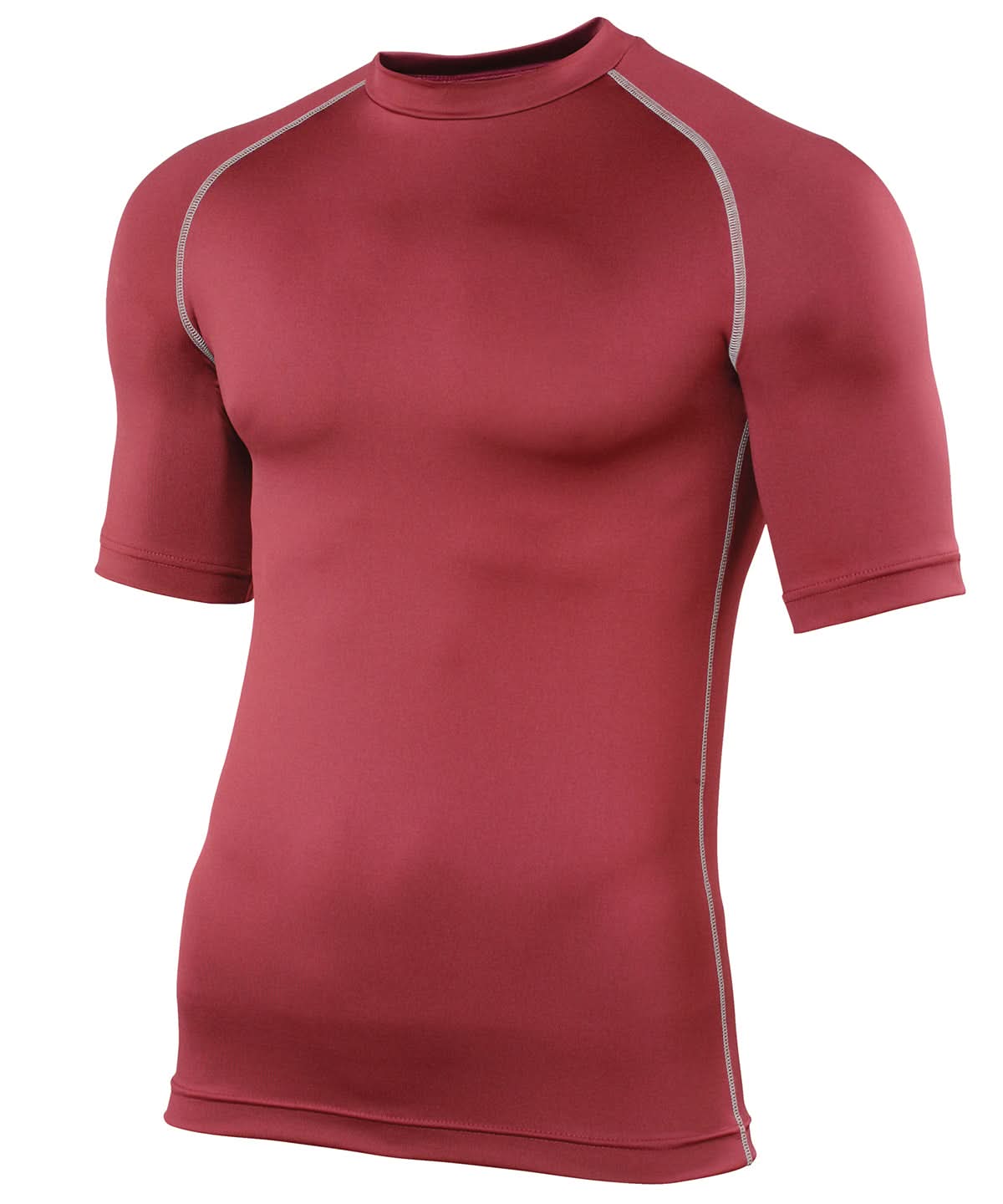 Rhino baselayer short sleeve RH002 - Maroon - Customisable Baselayers