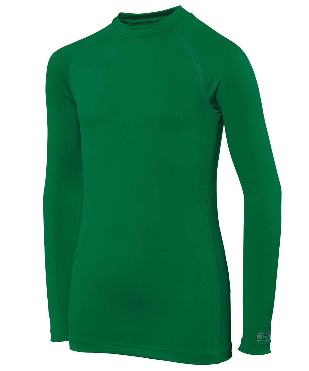 Rhino baselayer long sleeve juniors RH01B - Bottle Green - Customisable Baselayers
