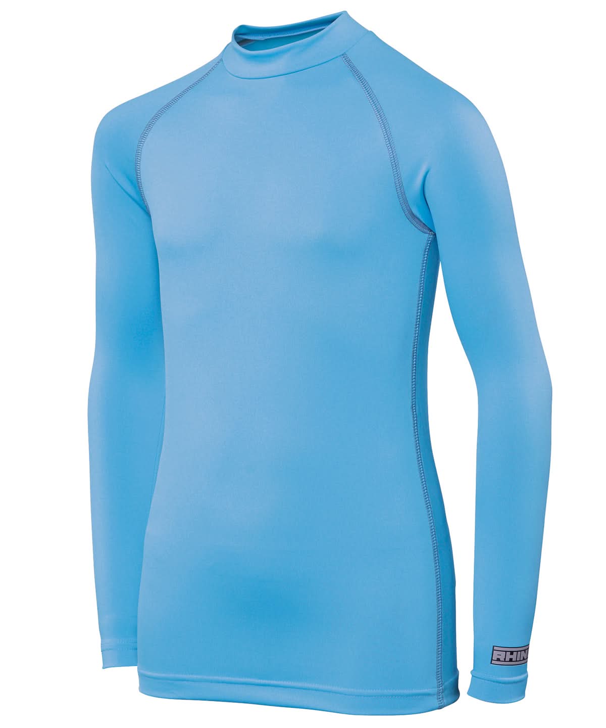 Rhino baselayer long sleeve juniors RH01B - Light Blue - Customisable Baselayers