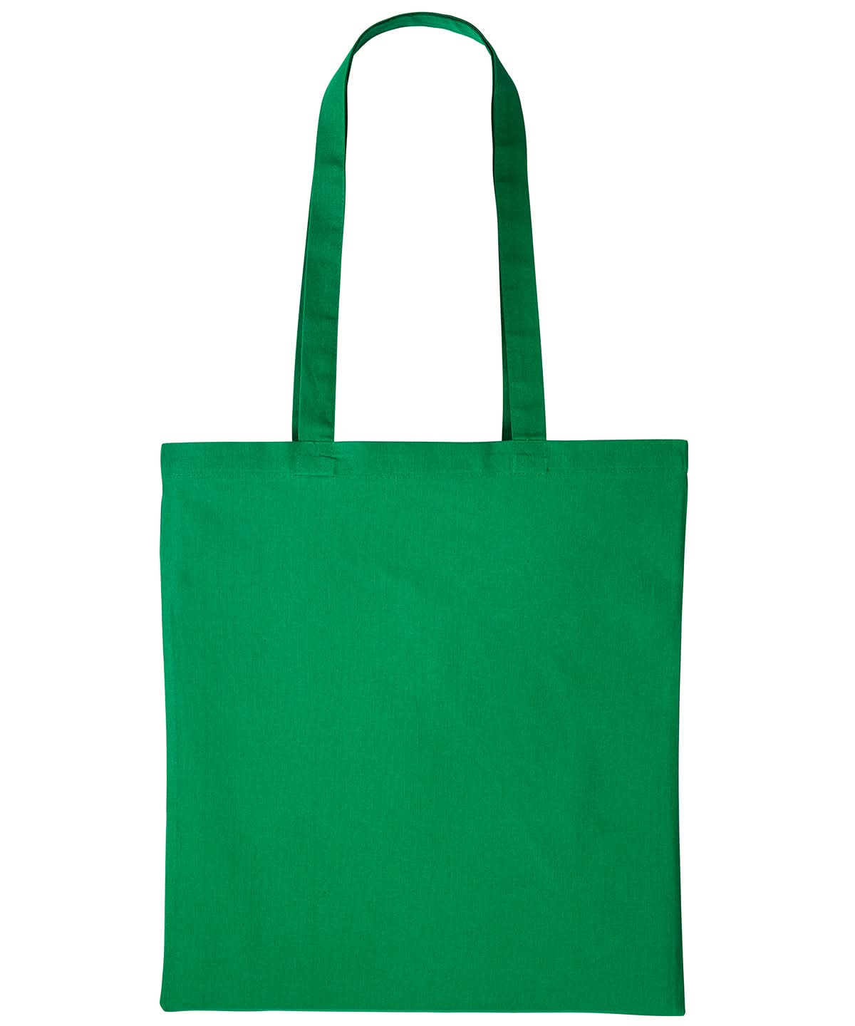 Nutshell Cotton shopper long handle RL100 - Bottle Green One size - Customisable Bags