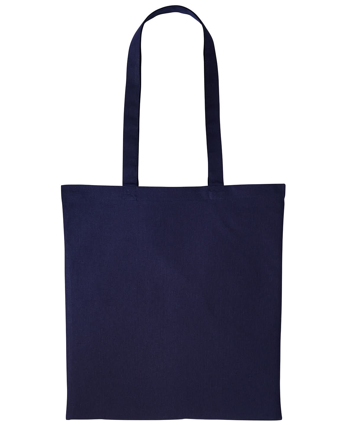 Nutshell Cotton shopper long handle RL100 - French Dark Navy One size - Customisable Bags