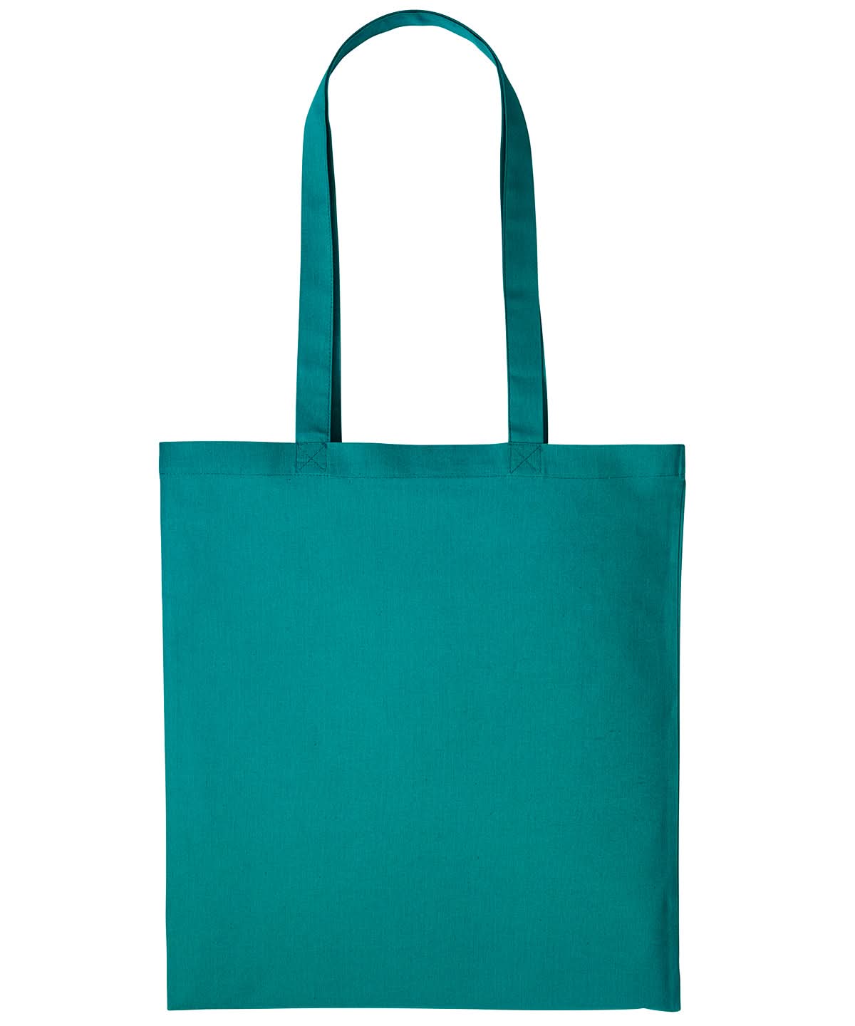 Nutshell Cotton shopper long handle RL100 - Jade One size - Customisable Bags