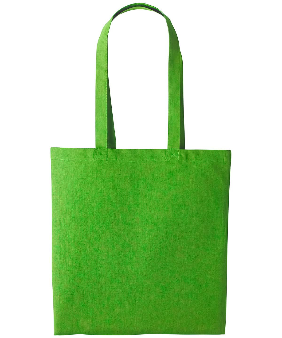 Nutshell Cotton shopper long handle RL100 - Kiwi One size - Customisable Bags