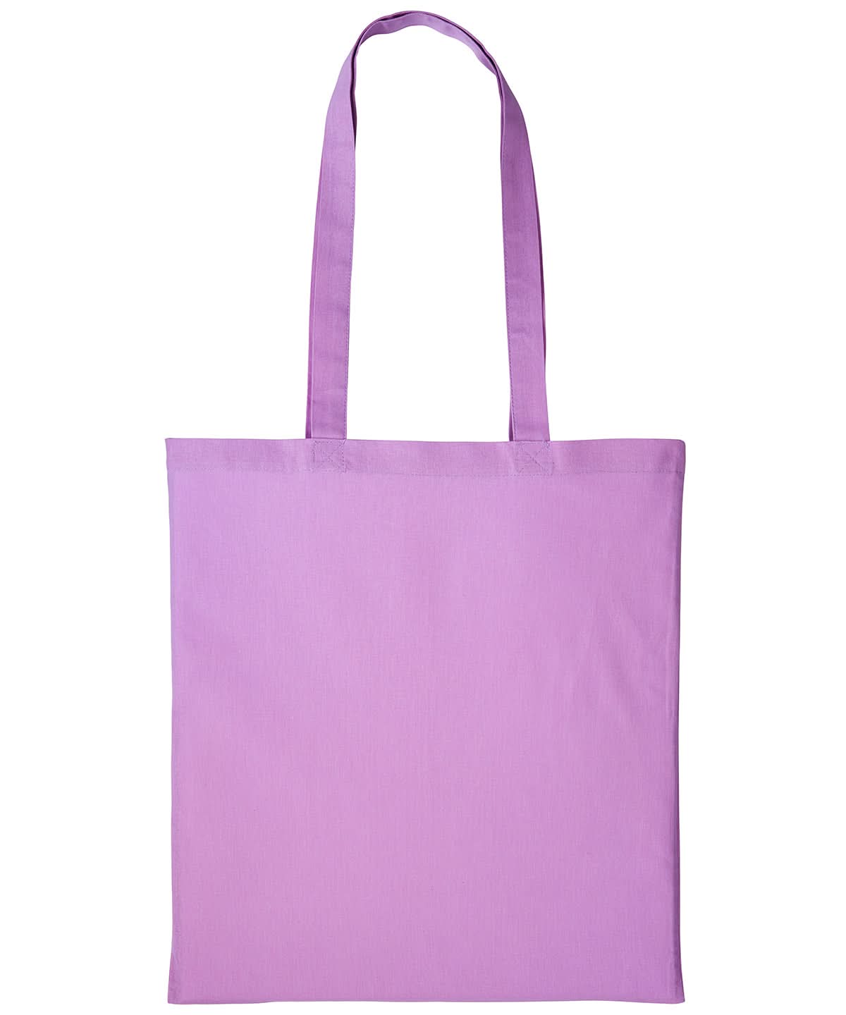 Nutshell Cotton shopper long handle RL100 - Lavender One size - Customisable Bags