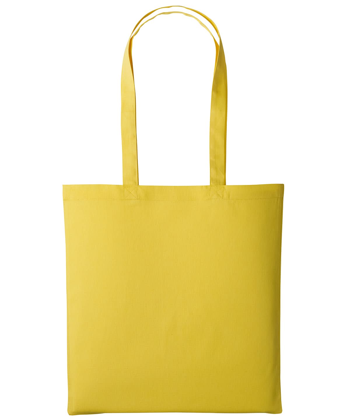 Nutshell Cotton shopper long handle RL100 - Lemon One size - Customisable Bags