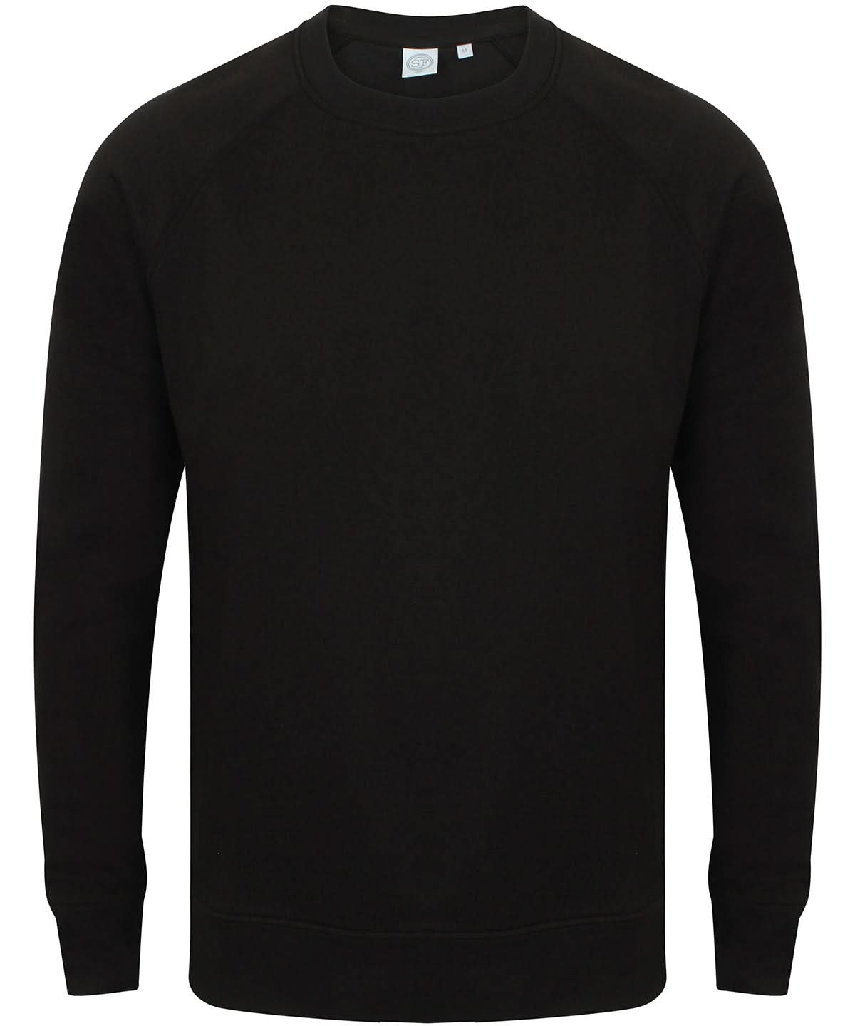 SF Unisex slim fit sweatshirt 525 SF525 - Black - Customisable Sweatshirts