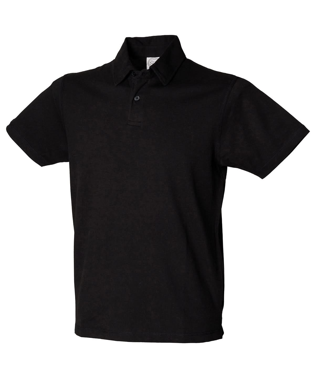 SF Short sleeve stretch polo M42 SFM42 - Black - Customisable Polos
