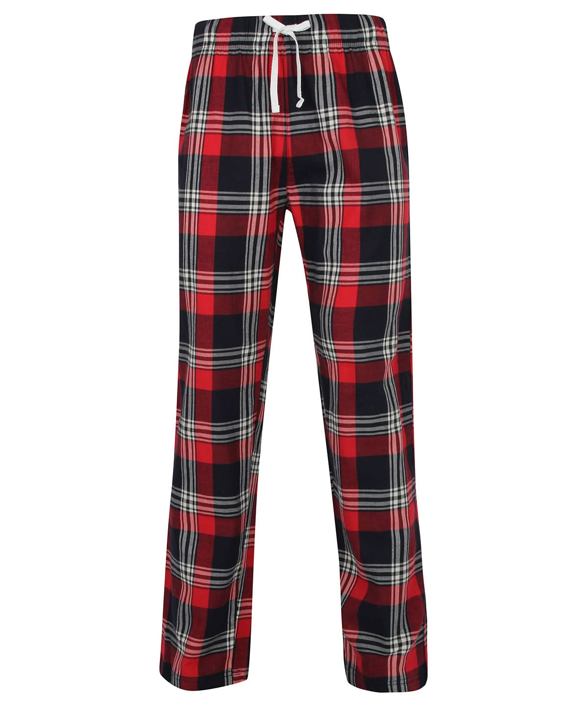 SF Tartan lounge pants M83 SFM83 - Red Navy Check - Customisable Loungewear Bottoms
