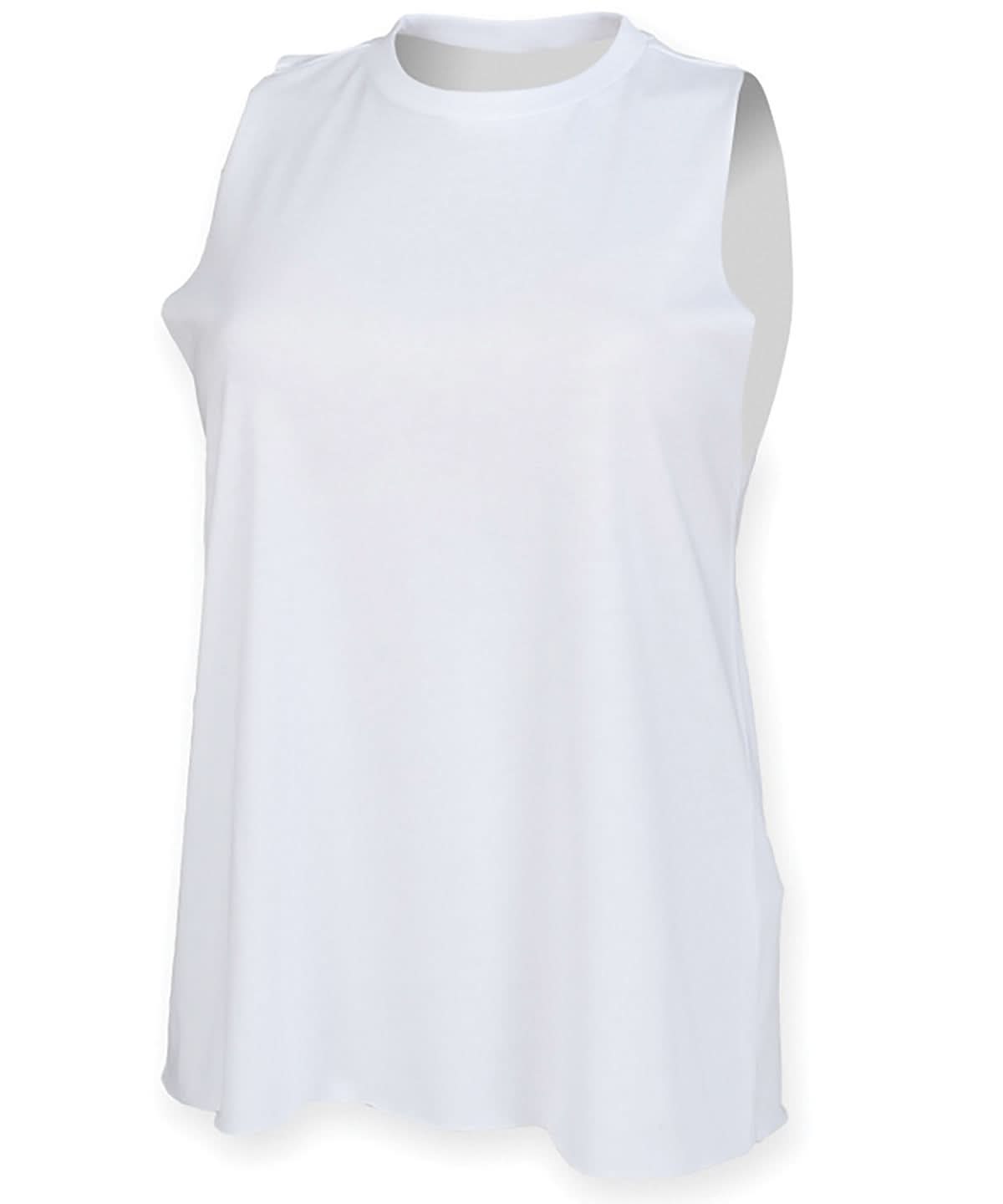 SF High neck vest SK232 - White - Customisable Vest