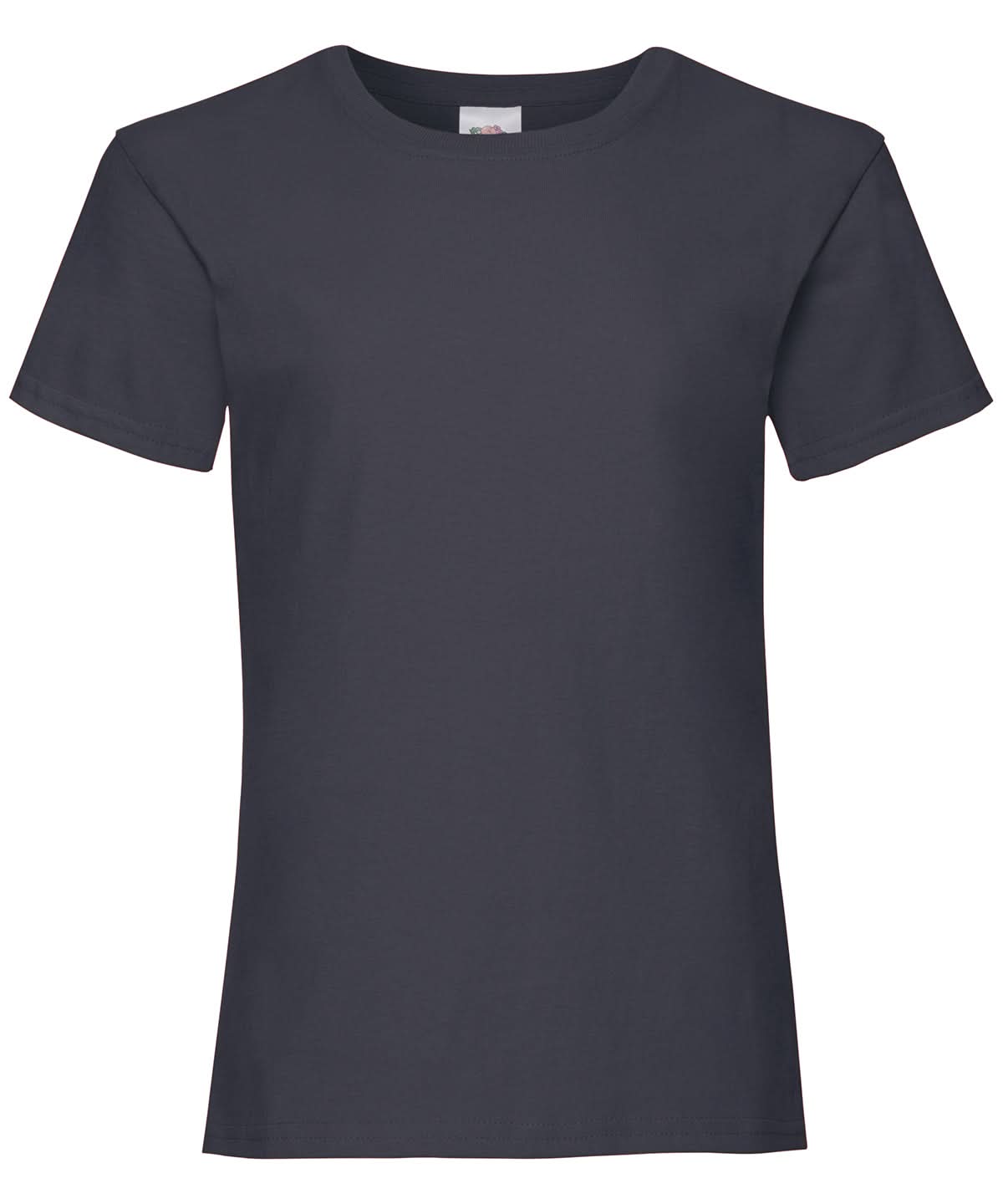 Fruit of the Loom Fruit Of The Loom Girls Valueweight T Short Sleeve005 - Deep Navy - Customisable T-Shirts