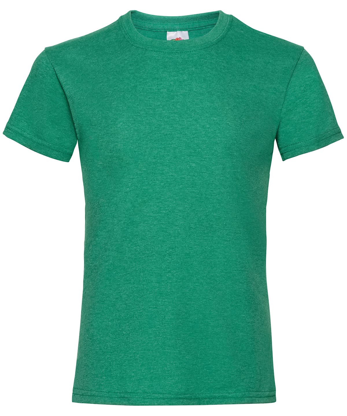 Fruit of the Loom Fruit Of The Loom Girls Valueweight T Short Sleeve005 - Retro Heather Green - Customisable T-Shirts