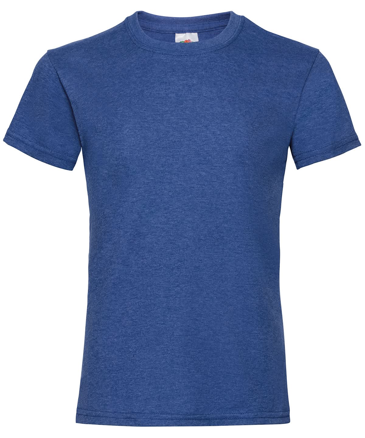 Fruit of the Loom Fruit Of The Loom Girls Valueweight T Short Sleeve005 - Retro Heather Royal - Customisable T-Shirts