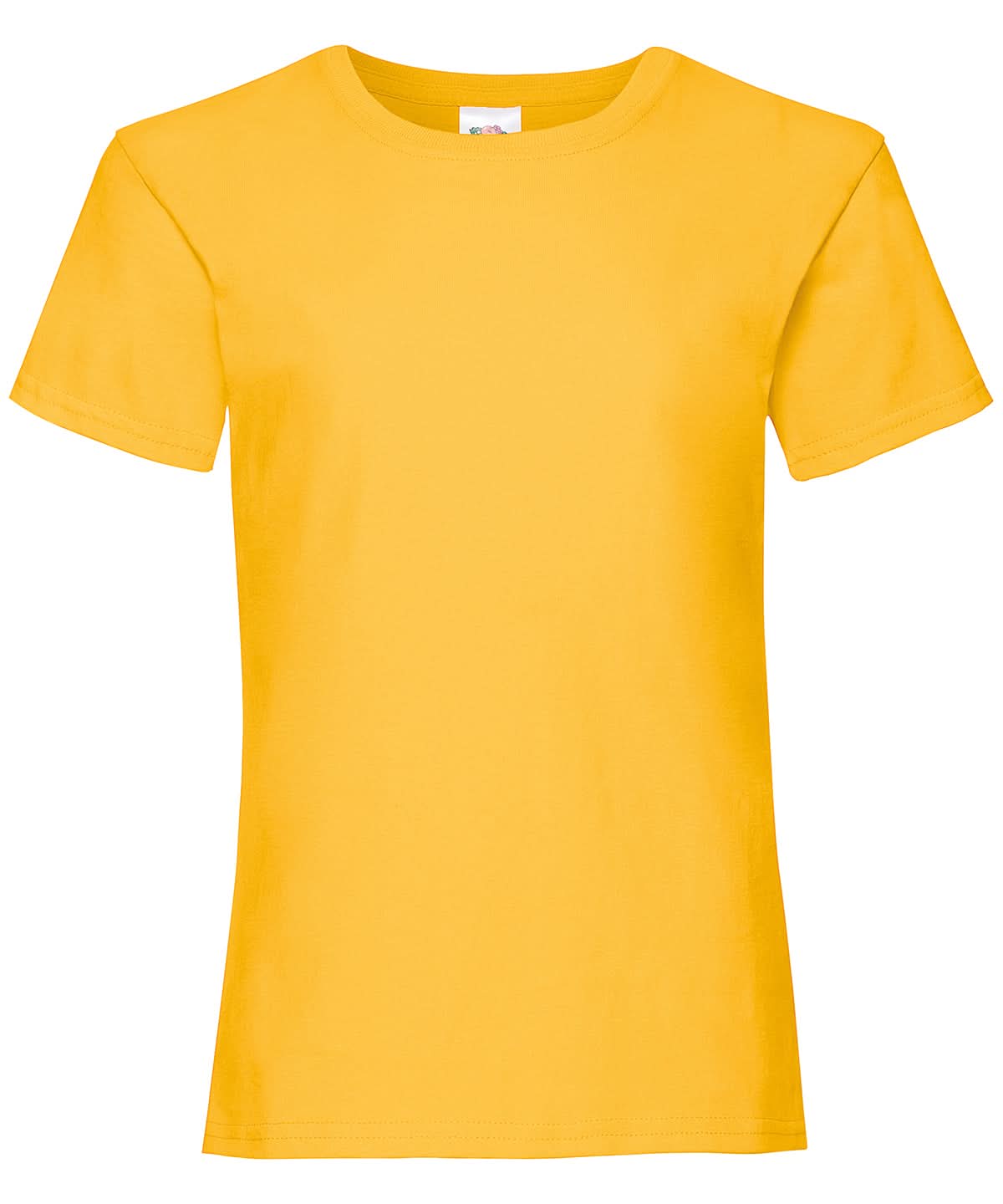 Fruit of the Loom Fruit Of The Loom Girls Valueweight T Short Sleeve005 - Sunflower - Customisable T-Shirts