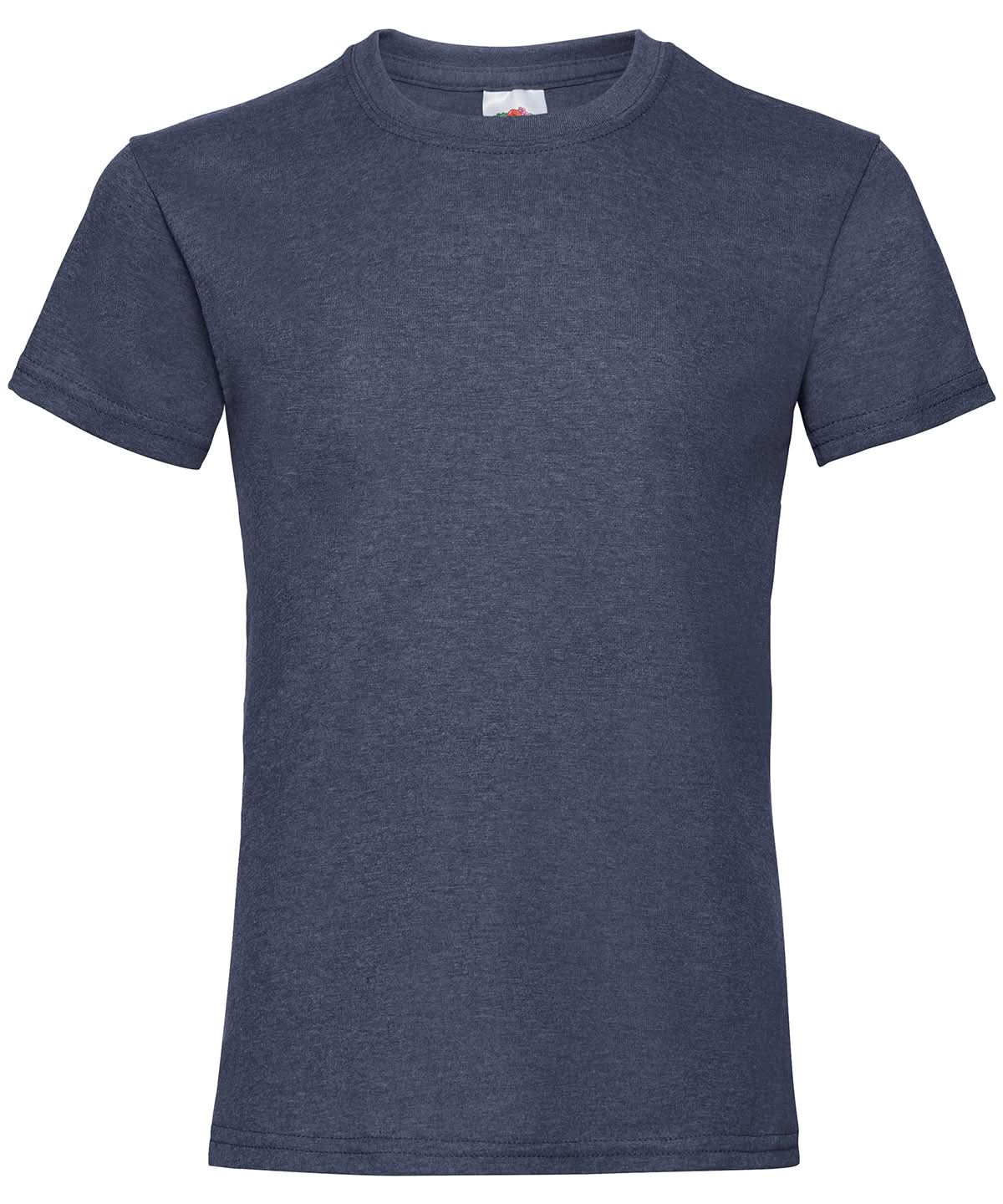Fruit of the Loom Fruit Of The Loom Girls Valueweight T Short Sleeve005 - Vintage Heather Navy - Customisable T-Shirts