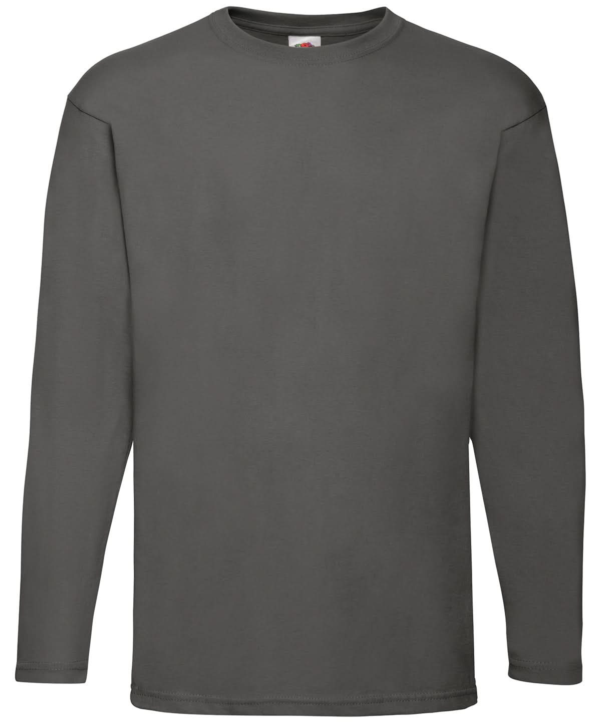 Fruit of the Loom Fruit Of The Loom Valueweight Long Sleeve T SS032 - Light Graphite - Customisable T-Shirts