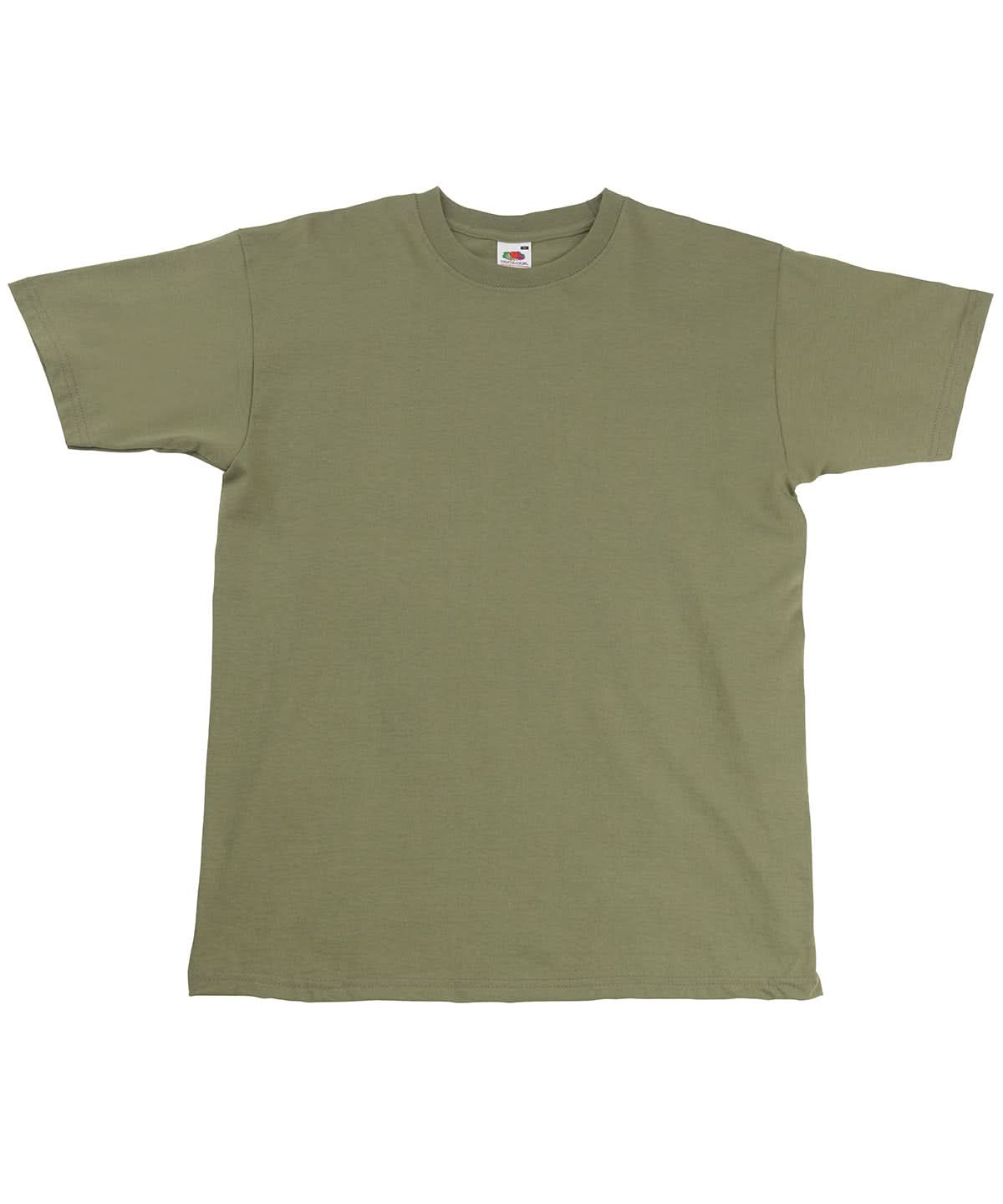 Fruit of the Loom Fruit Of The Loom Super Premium T SS044 - Classic Olive - Customisable T-Shirts