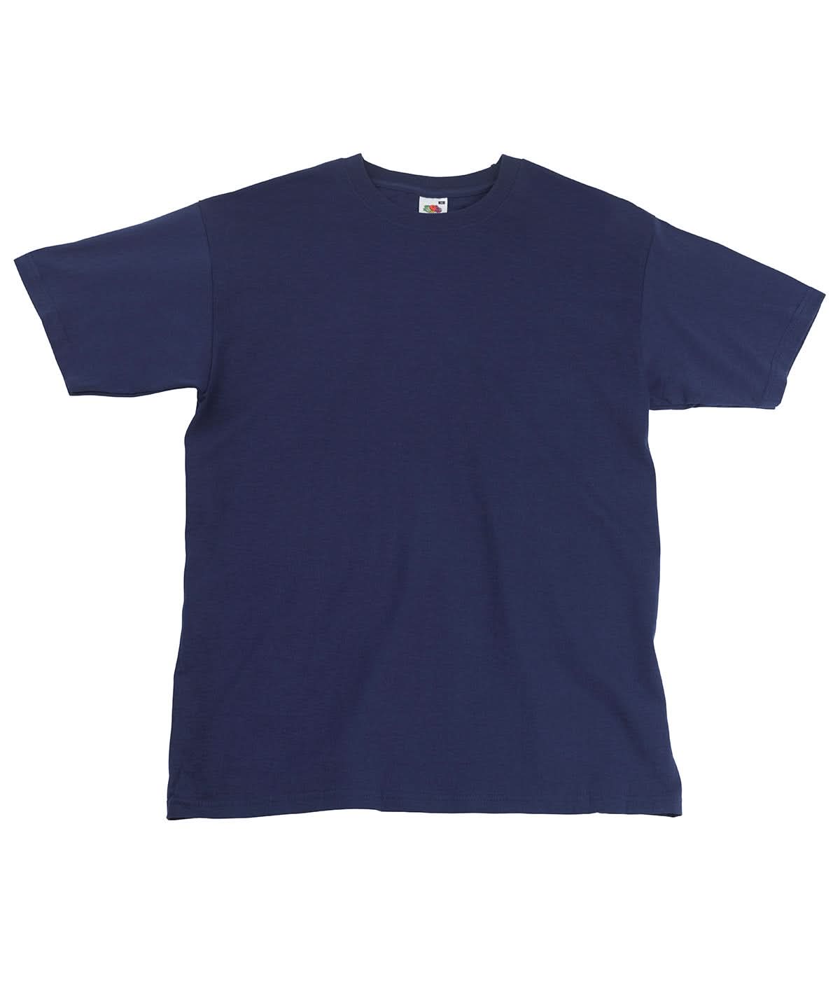 Fruit of the Loom Fruit Of The Loom Super Premium T SS044 - Navy* - Customisable T-Shirts