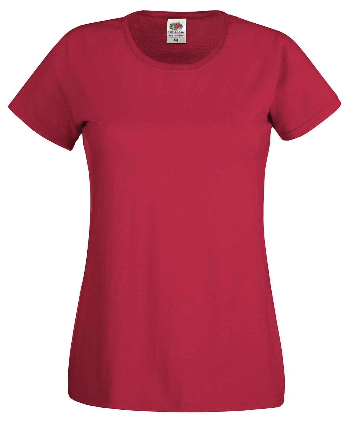 Fruit of the Loom Fruit Of The Loom WomenS Original T SS060 - Brick Red - Customisable T-Shirts