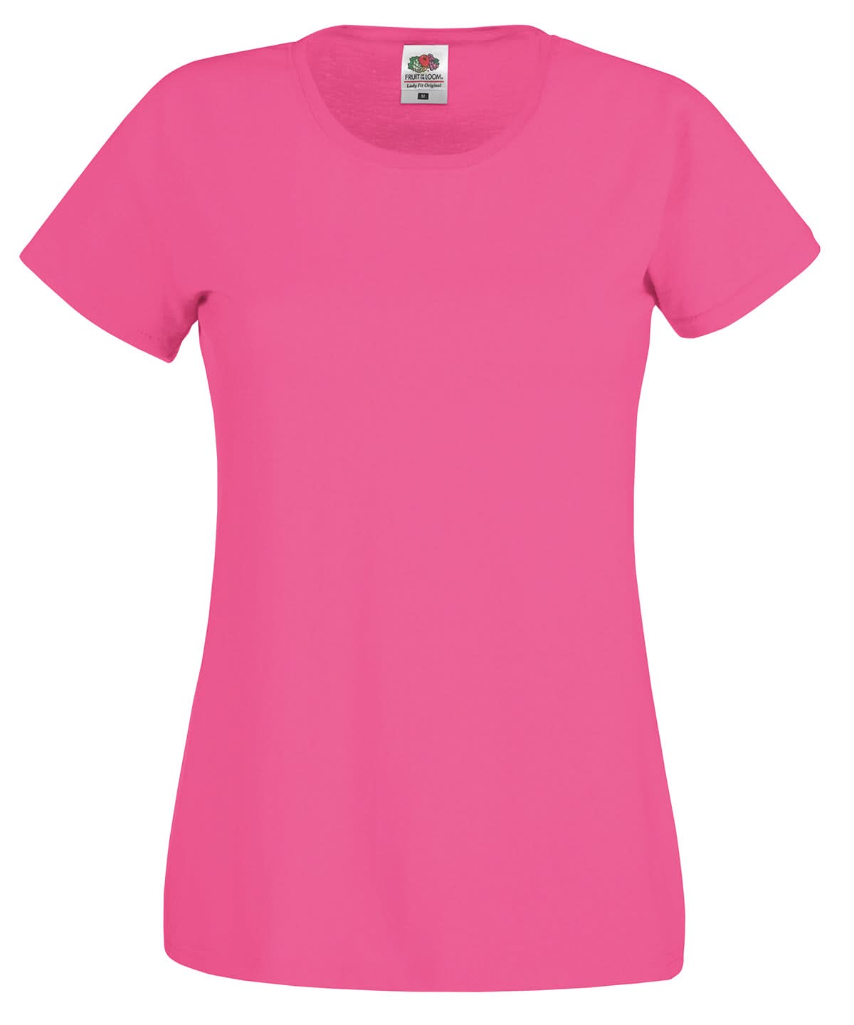 Fruit of the Loom Fruit Of The Loom WomenS Original T SS060 - Fuchsia - Customisable T-Shirts