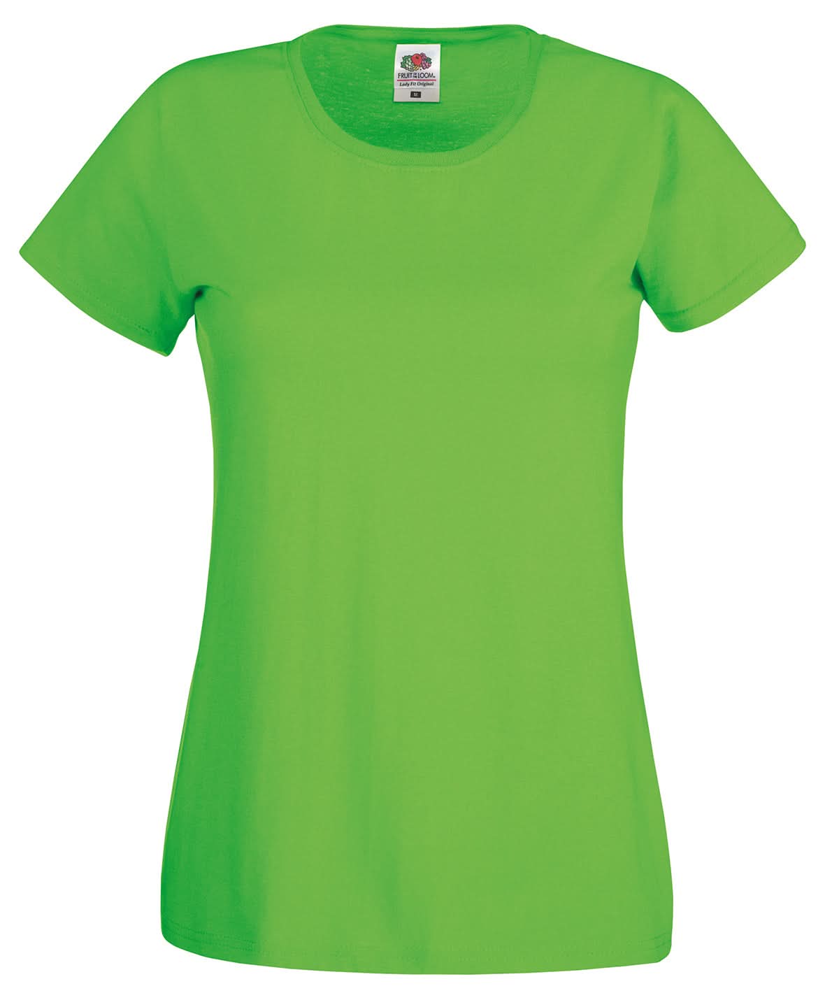 Fruit of the Loom Fruit Of The Loom WomenS Original T SS060 - Lime - Customisable T-Shirts