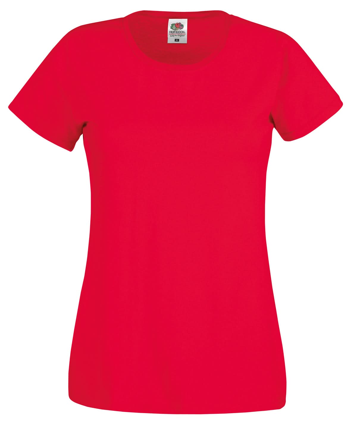 Fruit of the Loom Fruit Of The Loom WomenS Original T SS060 - Red - Customisable T-Shirts