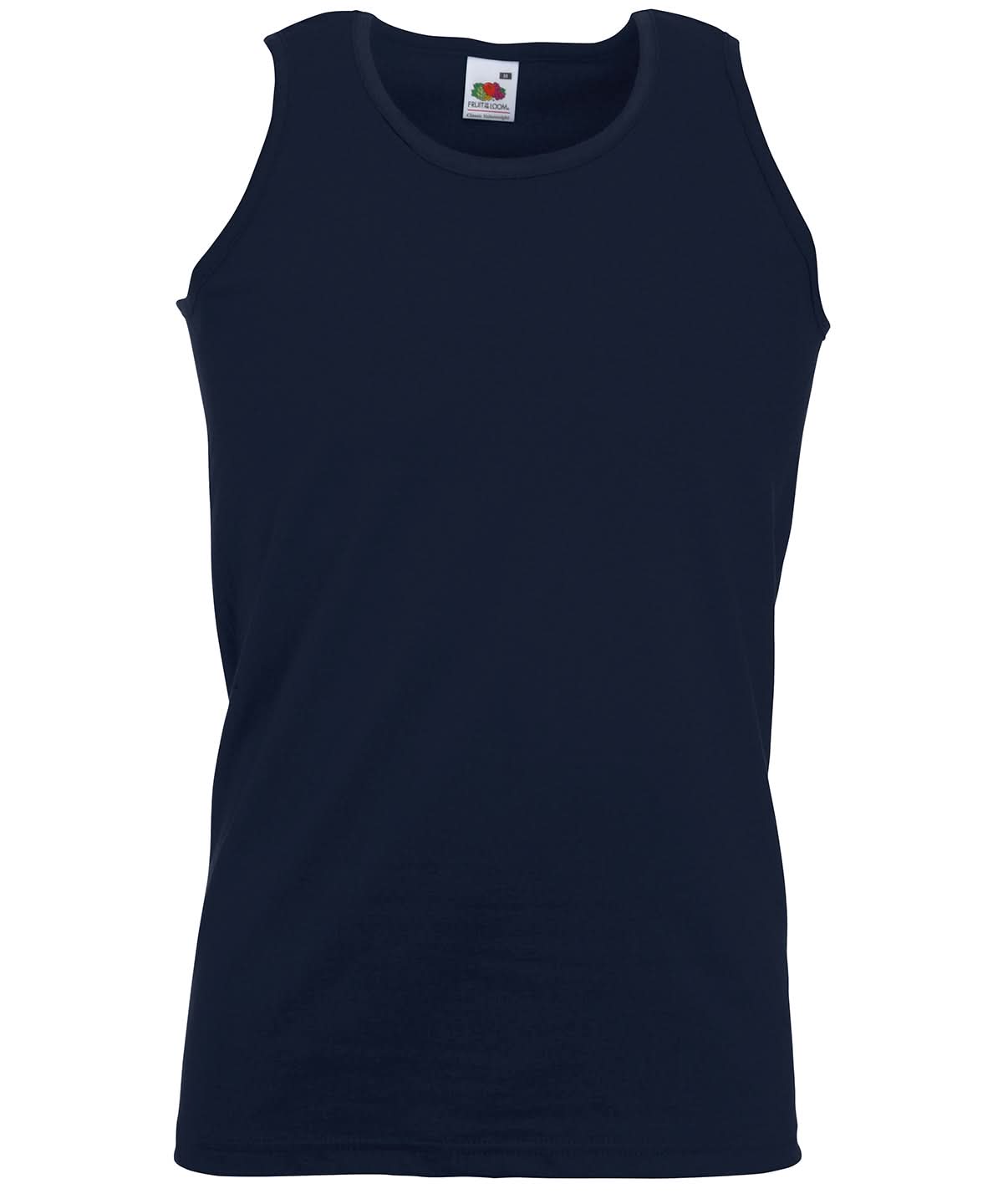 Fruit of the Loom Fruit Of The Loom Valueweight Athletic Vest SS100 - Deep Navy - Customisable Vest
