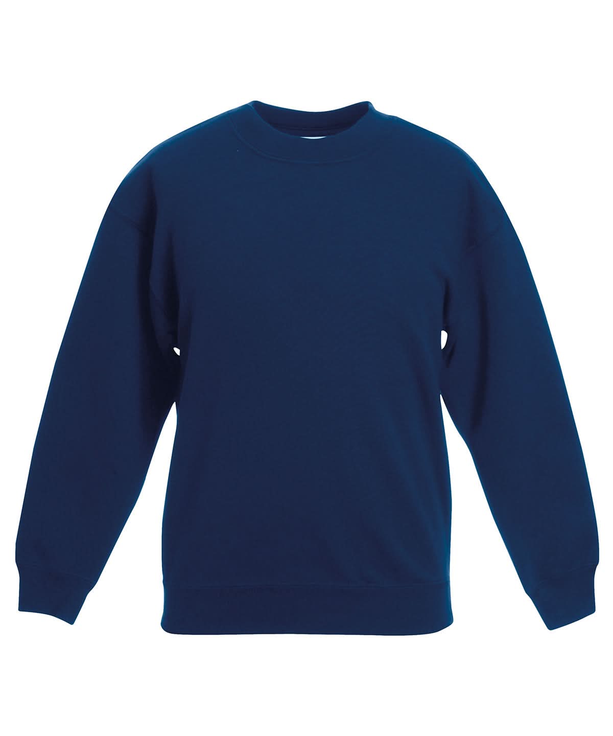 Fruit of the Loom Fruit Of The Loom Kids Classic Set In Sweatshirt SS201 - Navy - Customisable Sweatshirts