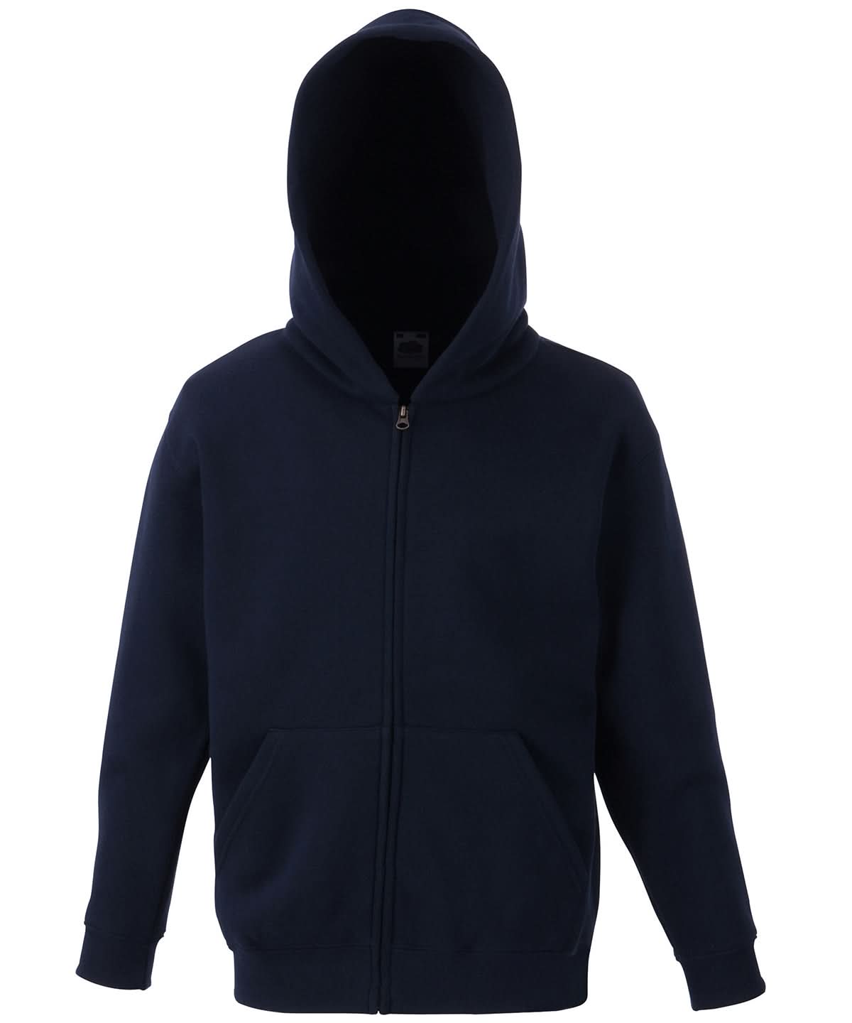 Fruit of the Loom Fruit Of The Loom Kids Classic Hooded Sweatshirt Jacket SS225 - Deep Navy - Customisable Jackets