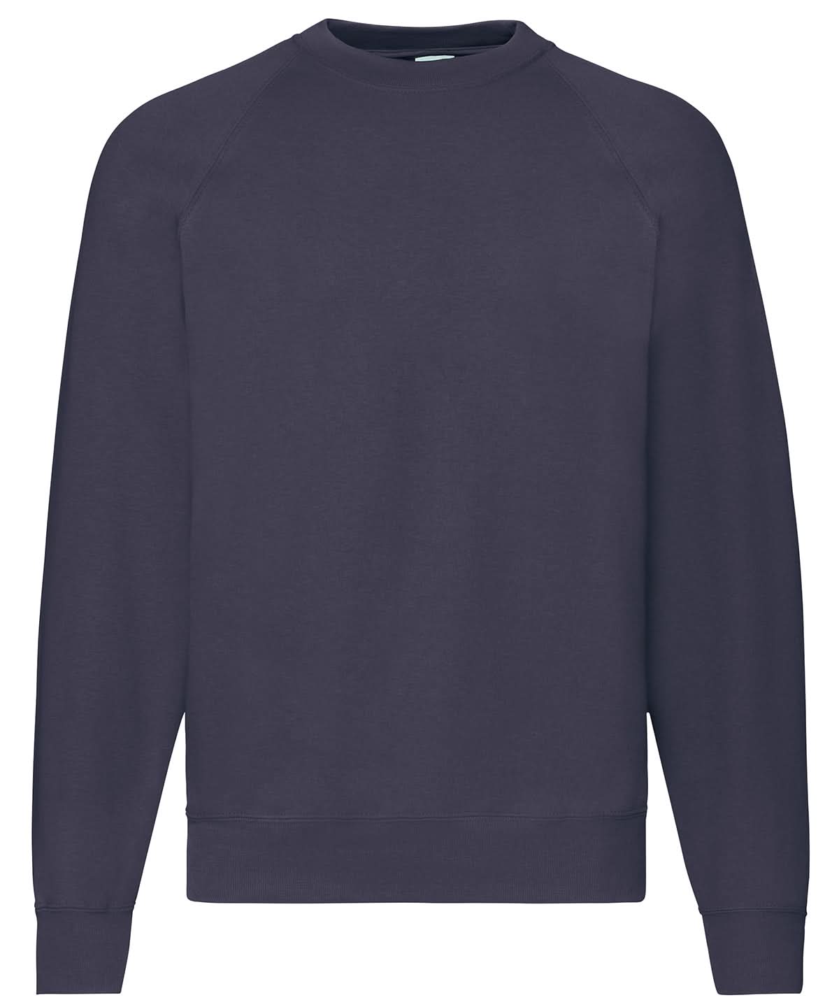 Fruit of the Loom Classic 8020 Raglan Sweatshirt SS270 - Deep Navy - Customisable Sweatshirts