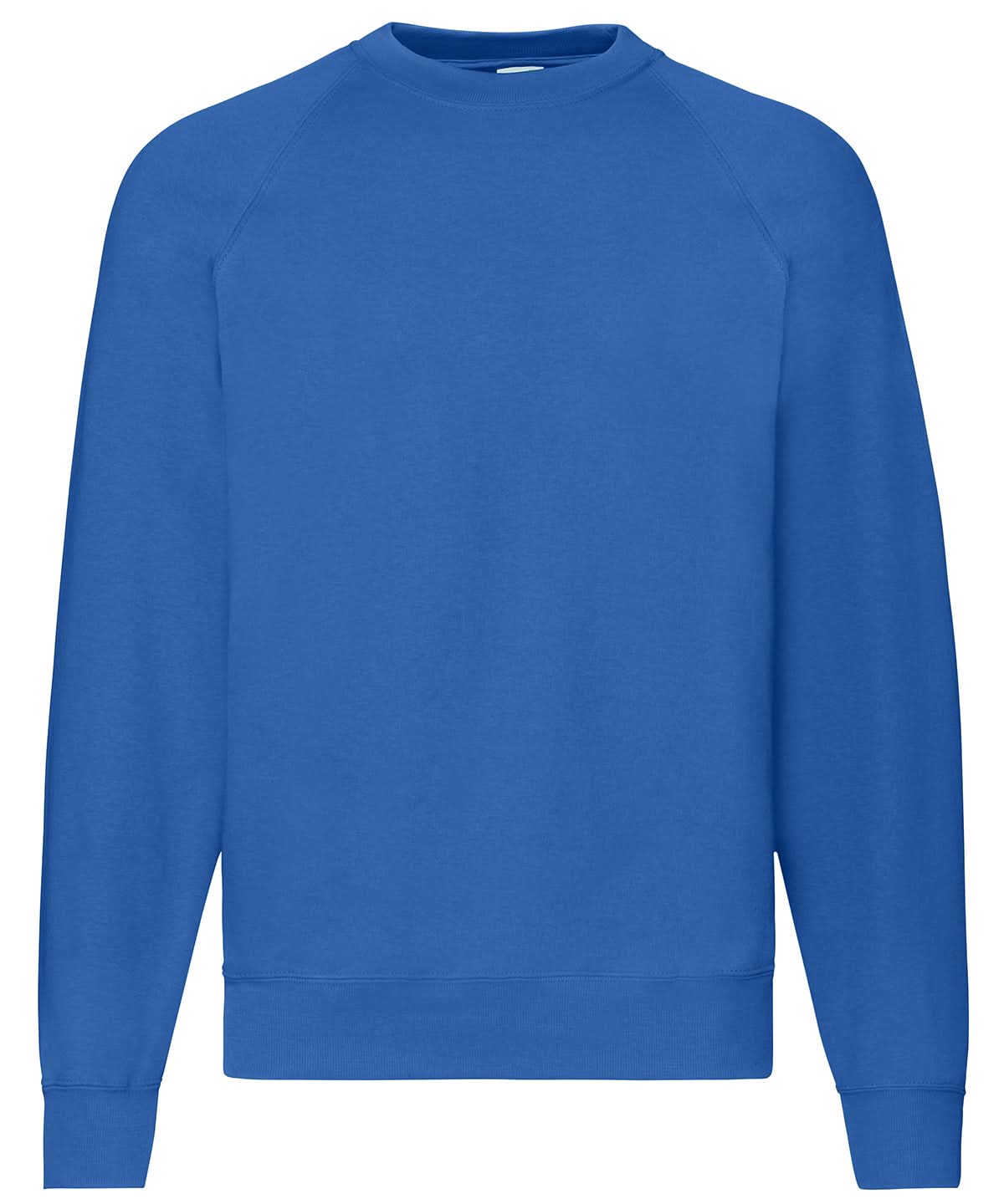Fruit of the Loom Classic 8020 Raglan Sweatshirt SS270 - Royal Blue - Customisable Sweatshirts