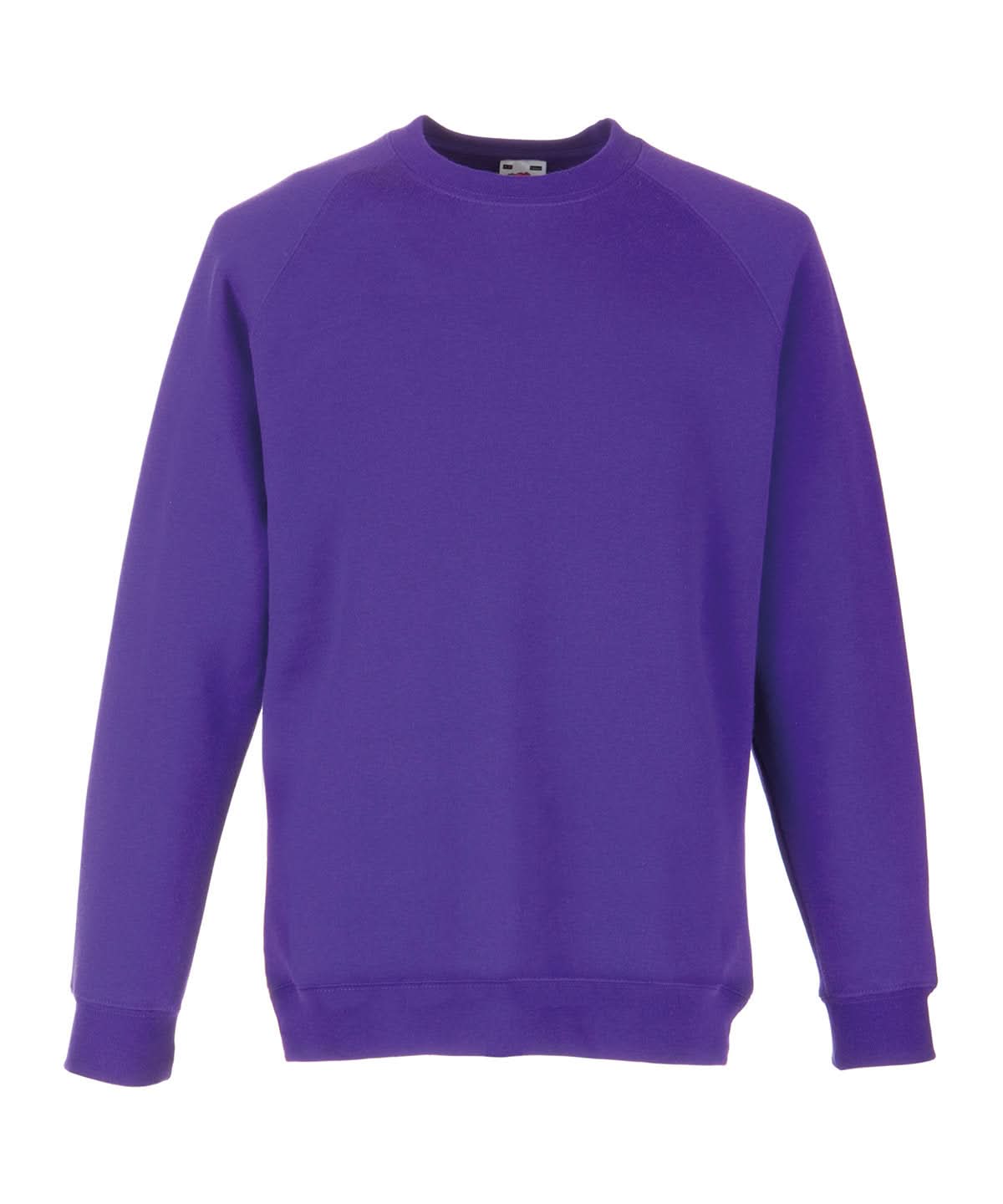 Fruit of the Loom Fruit Of The Loom Kids Classic Raglan Sweatshirt SS271 - Purple - Customisable Sweatshirts