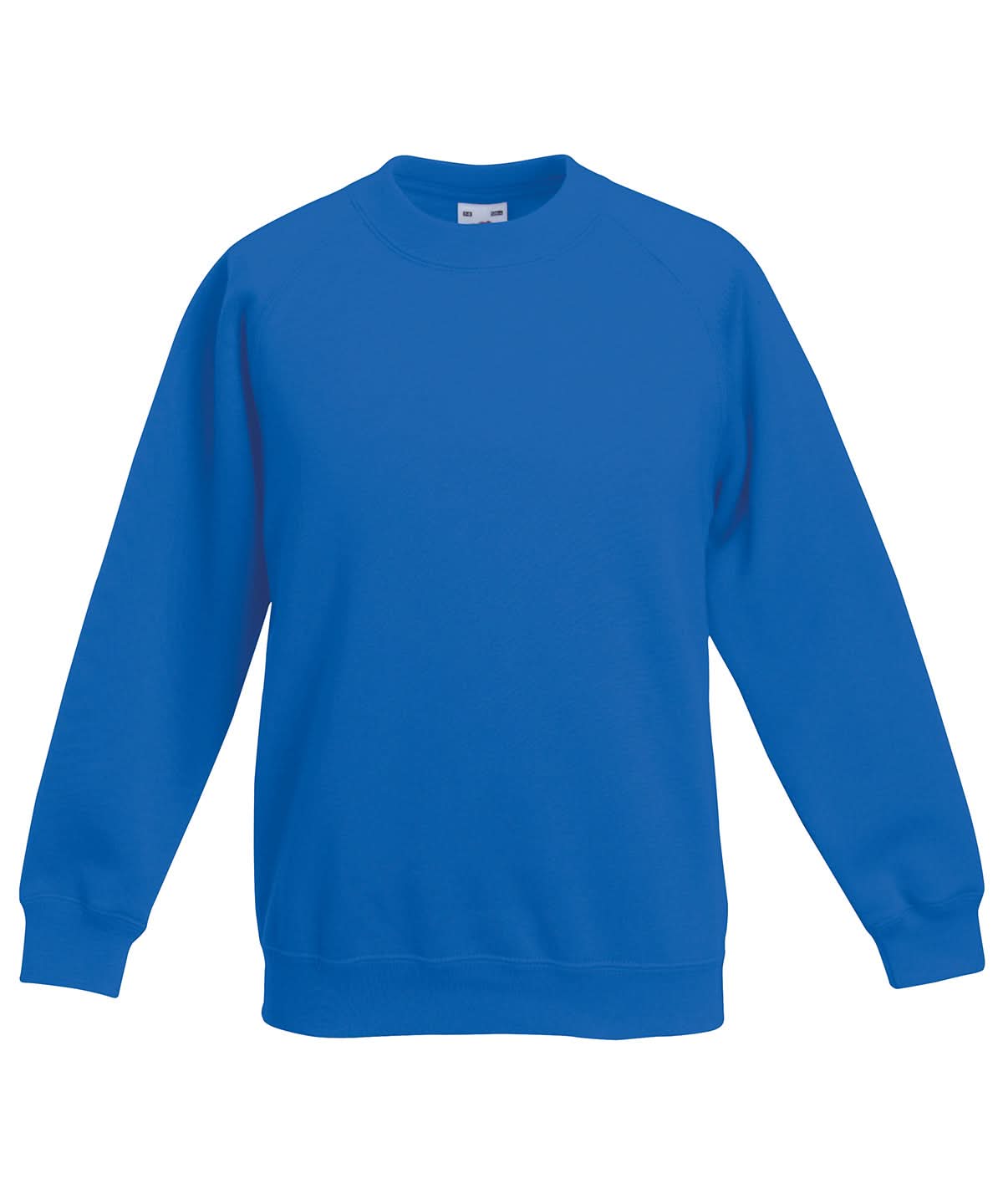 Fruit of the Loom Fruit Of The Loom Kids Classic Raglan Sweatshirt SS271 - Royal Blue - Customisable Sweatshirts