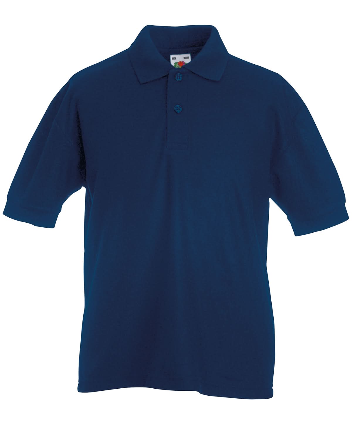 Fruit of the Loom Fruit Of The Loom Kids 6535 Piqu Polo SS417 - Navy - Customisable Polos