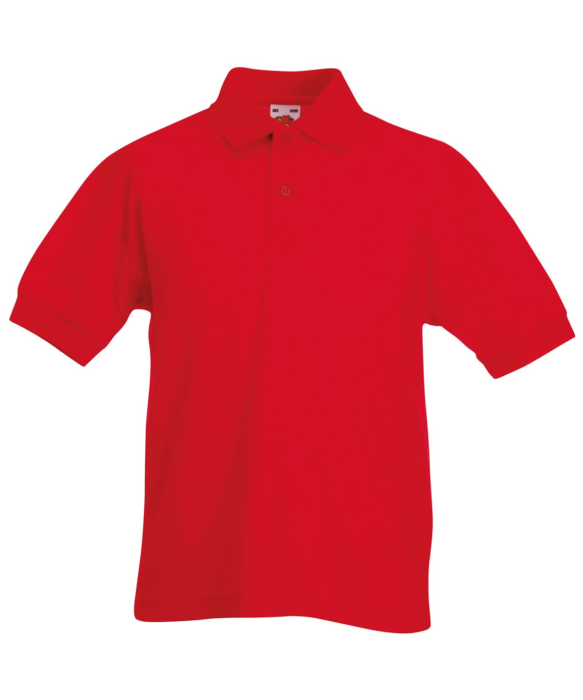 Fruit of the Loom Fruit Of The Loom Kids 6535 Piqu Polo SS417 - Red - Customisable Polos