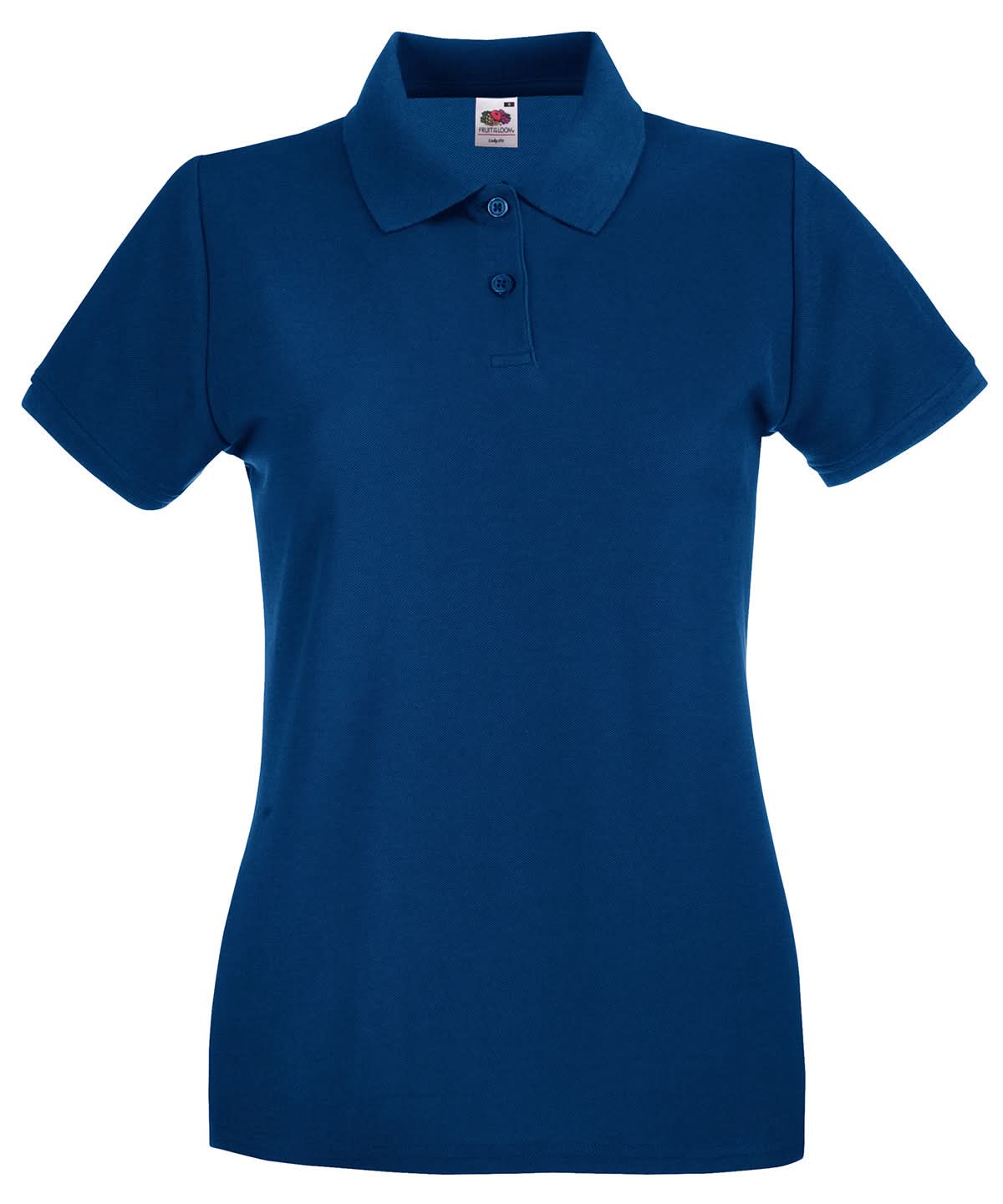 Fruit of the Loom Fruit Of The Loom Ladies Premium Polo Shirt SS505 - Navy - Customisable Polos