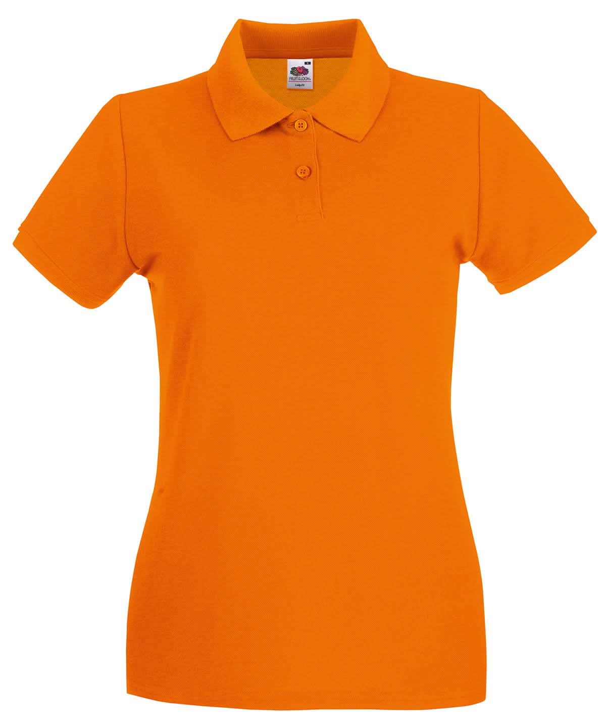 Fruit of the Loom Fruit Of The Loom Ladies Premium Polo Shirt SS505 - Orange - Customisable Polos