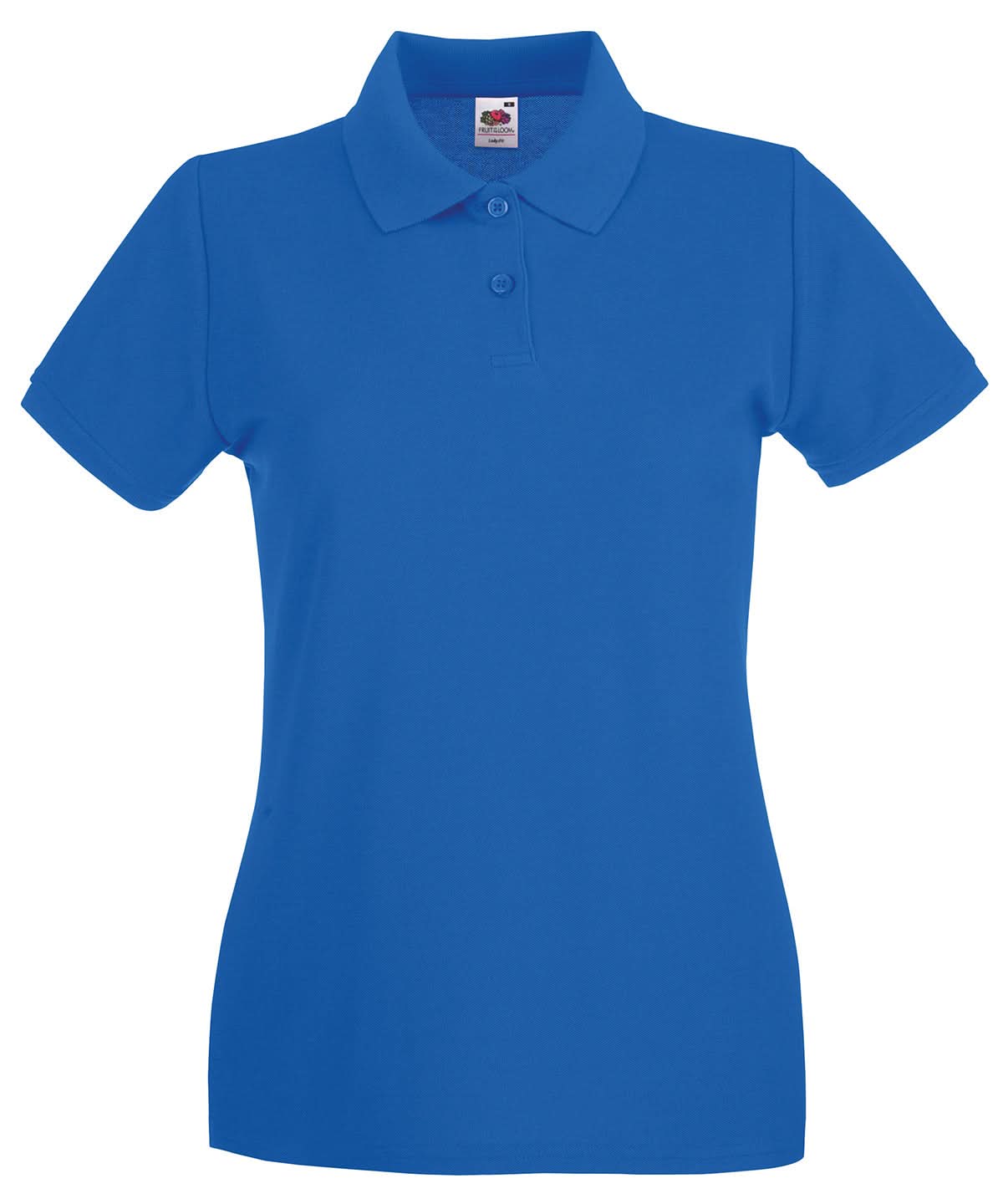 Fruit of the Loom Fruit Of The Loom Ladies Premium Polo Shirt SS505 - Royal Blue - Customisable Polos